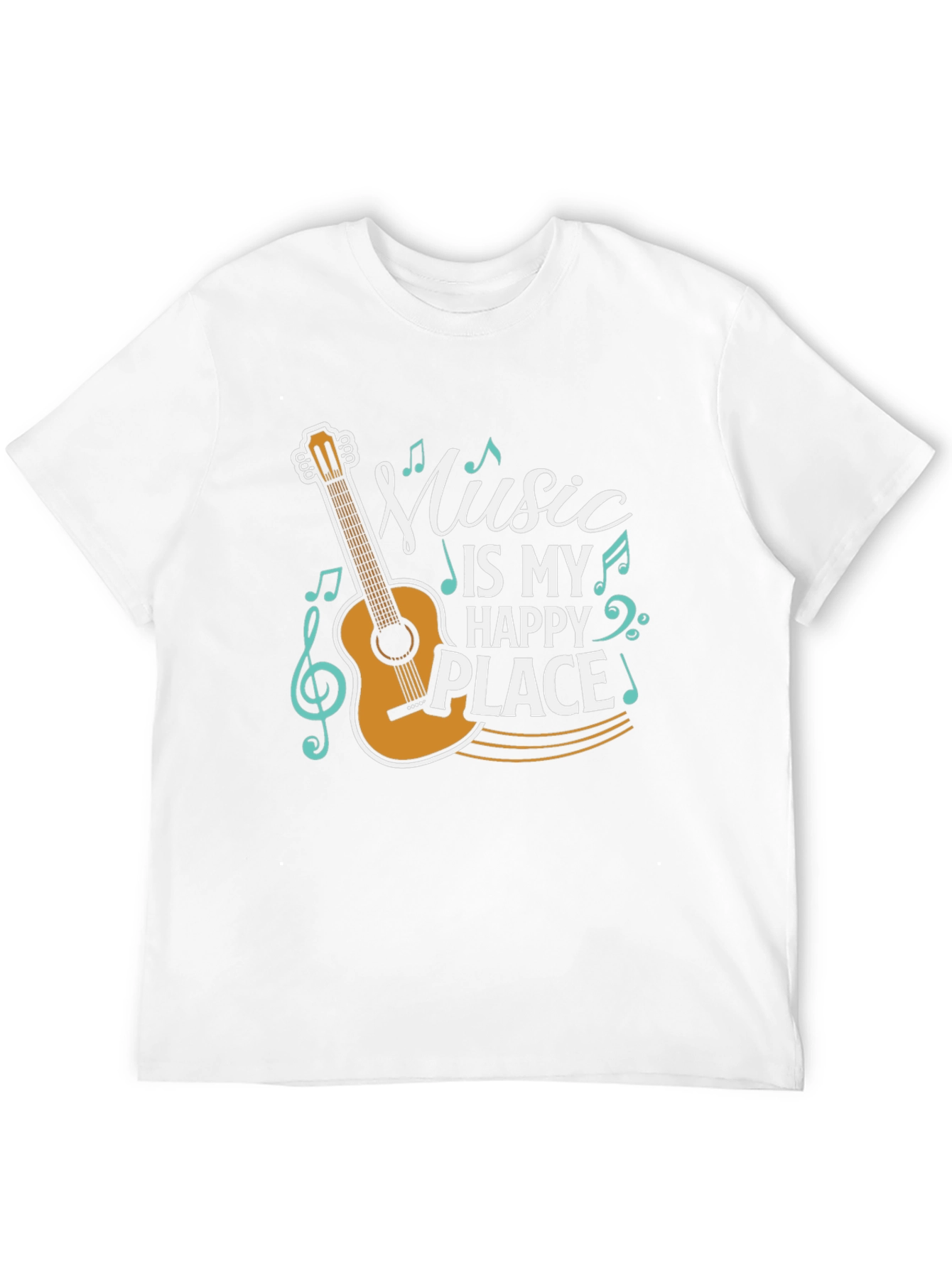 Music Is My Happy Place Graphic Tee