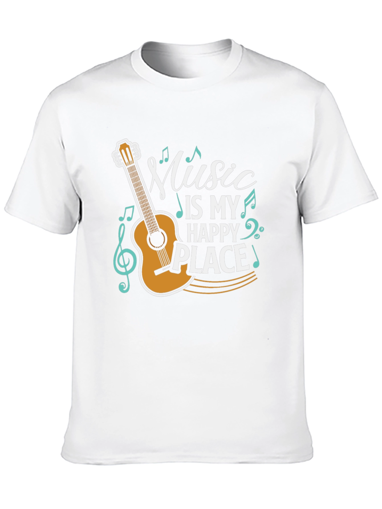 Music Is My Happy Place Graphic Tee