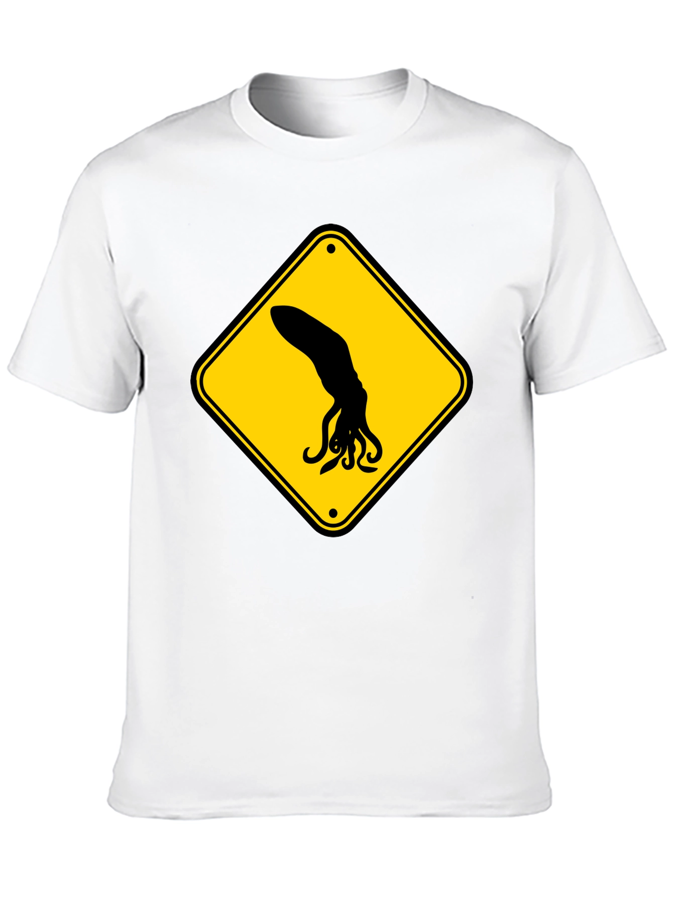 Squid Warning Black T-Shirt