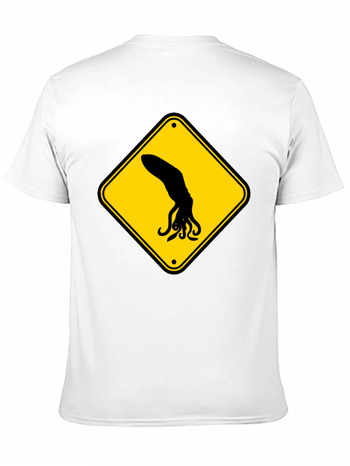 Squid Warning Black T-Shirt