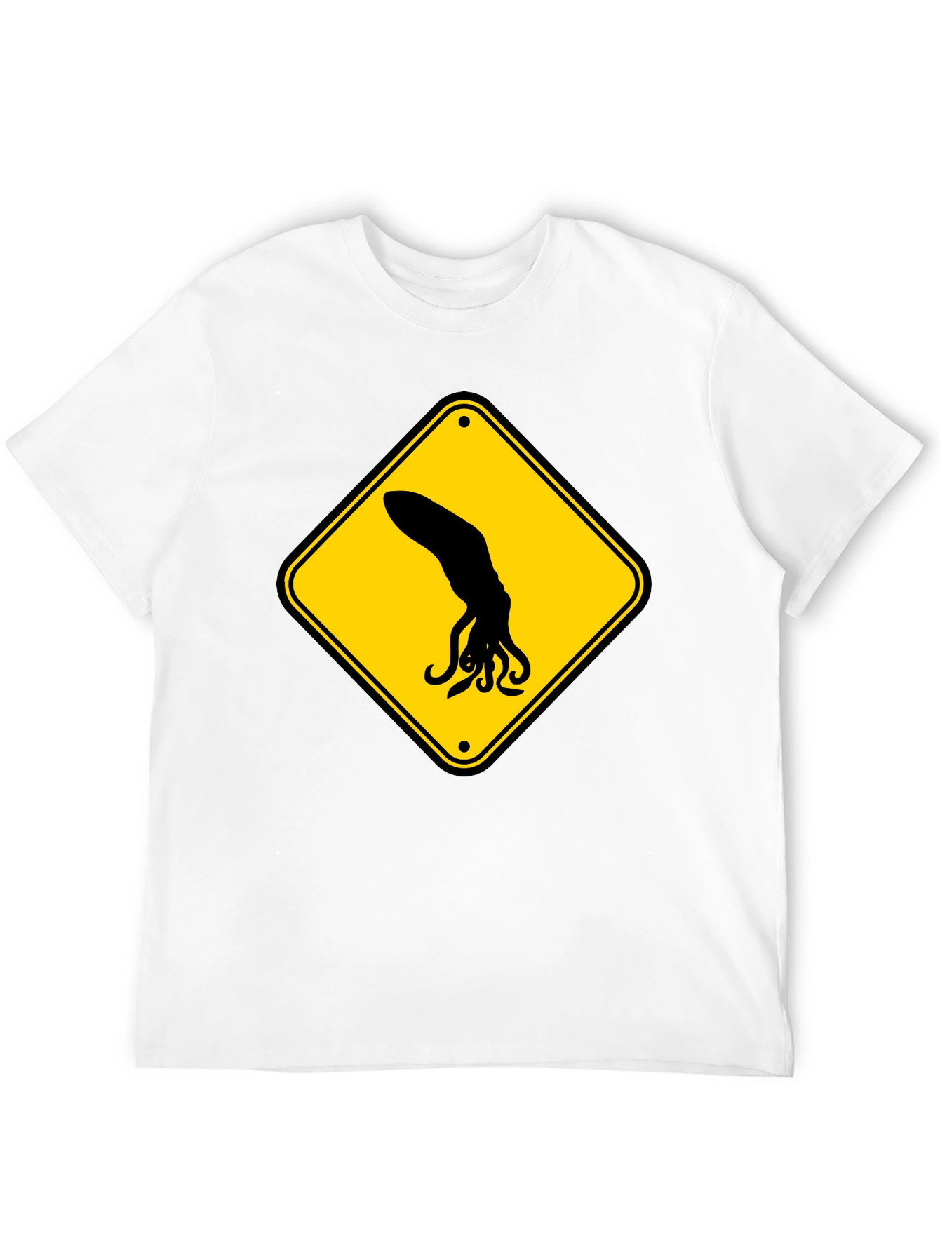 Squid Warning Black T-Shirt