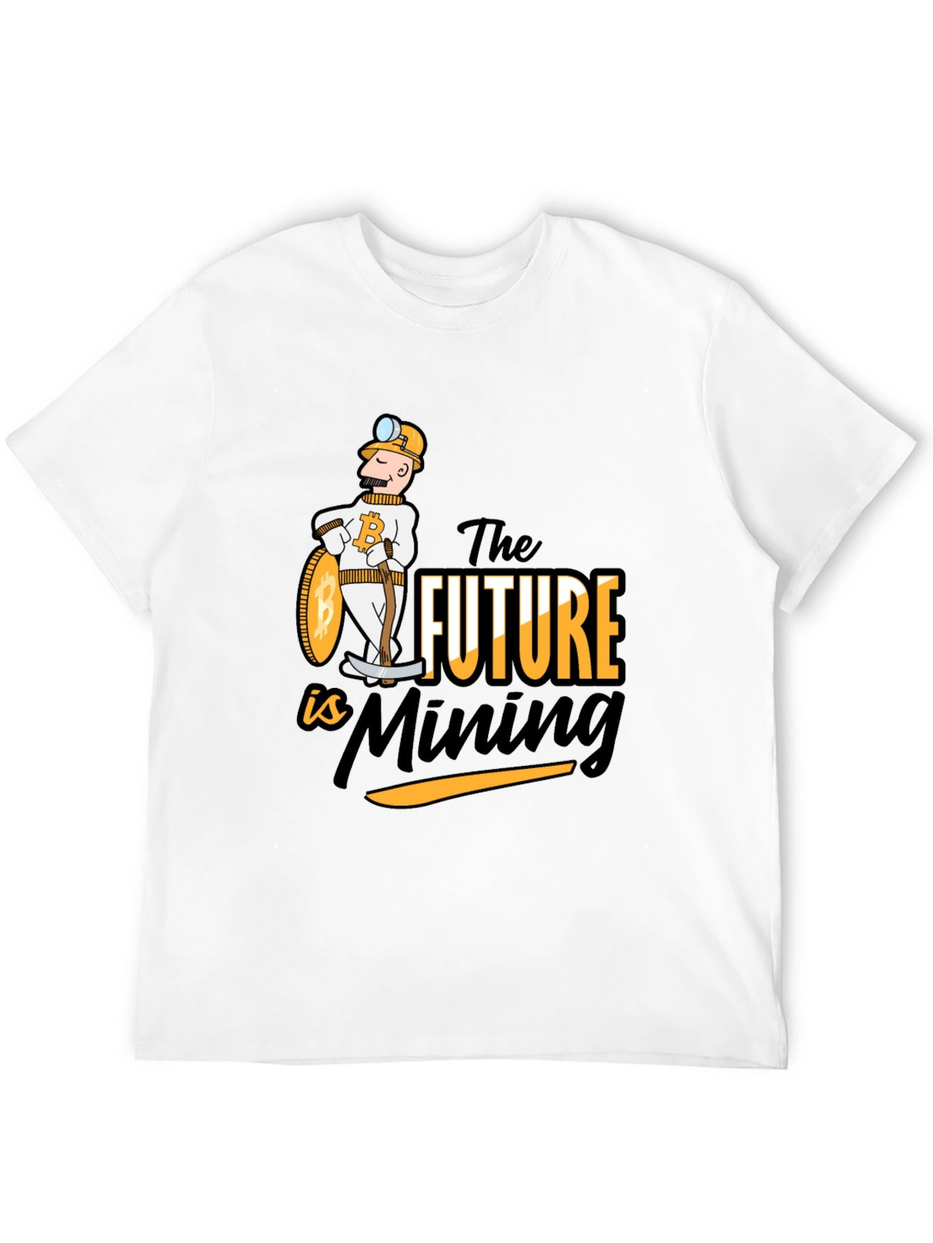 Bitcoin Mining Future Black T-Shirt