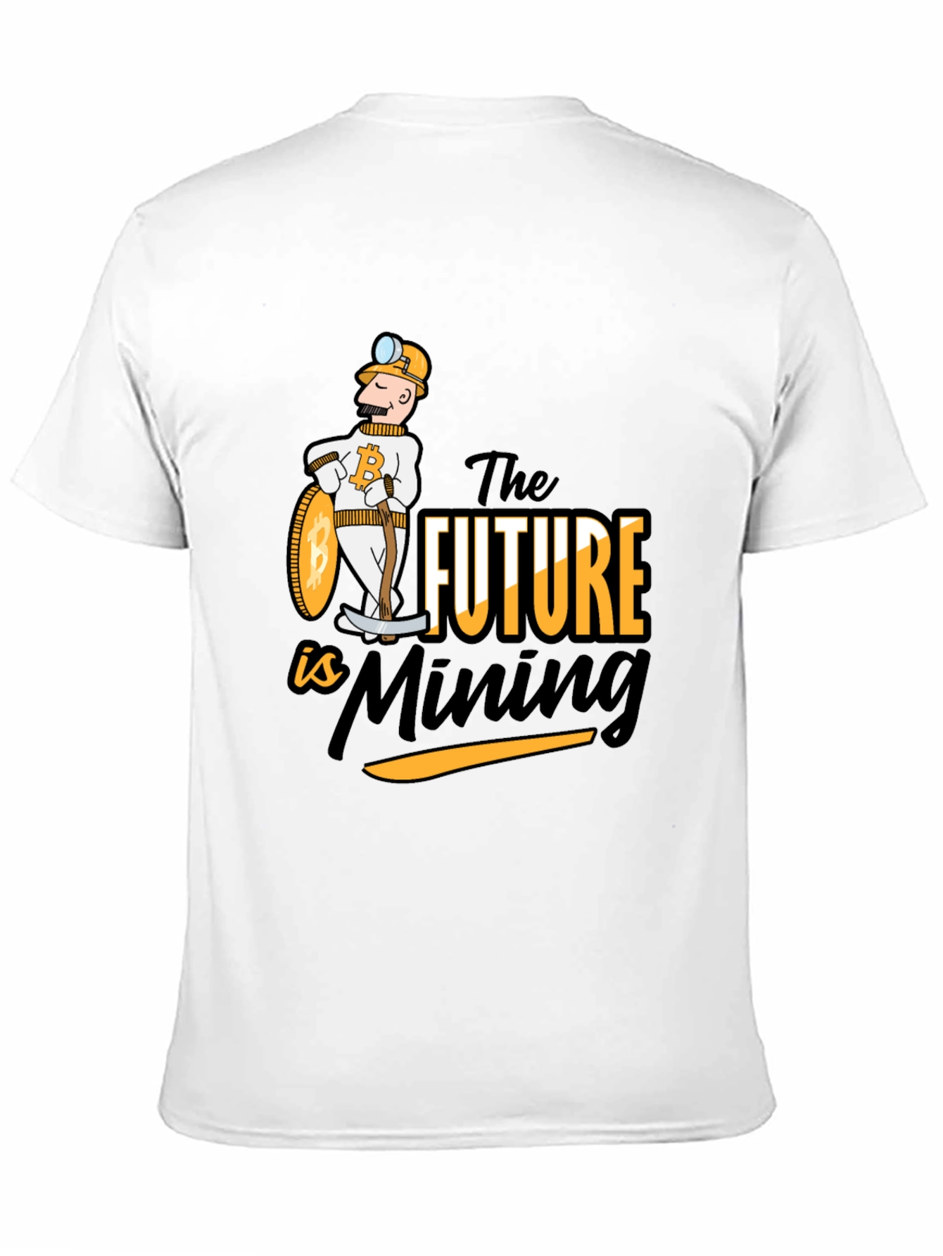 Bitcoin Mining Future Black T-Shirt
