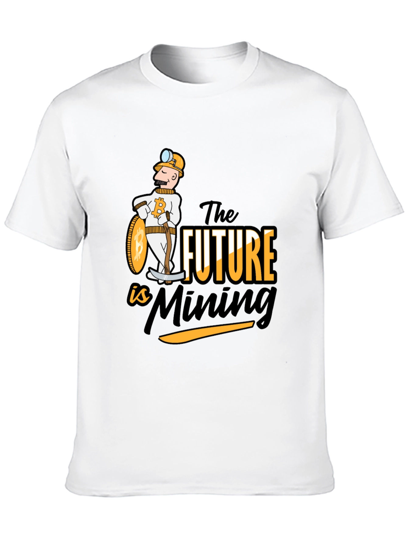 Bitcoin Mining Future Black T-Shirt