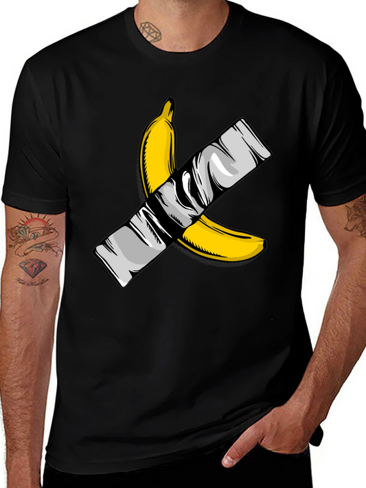 Banana Duct Tape Graphic T-Shirt - Edgy Streetwear