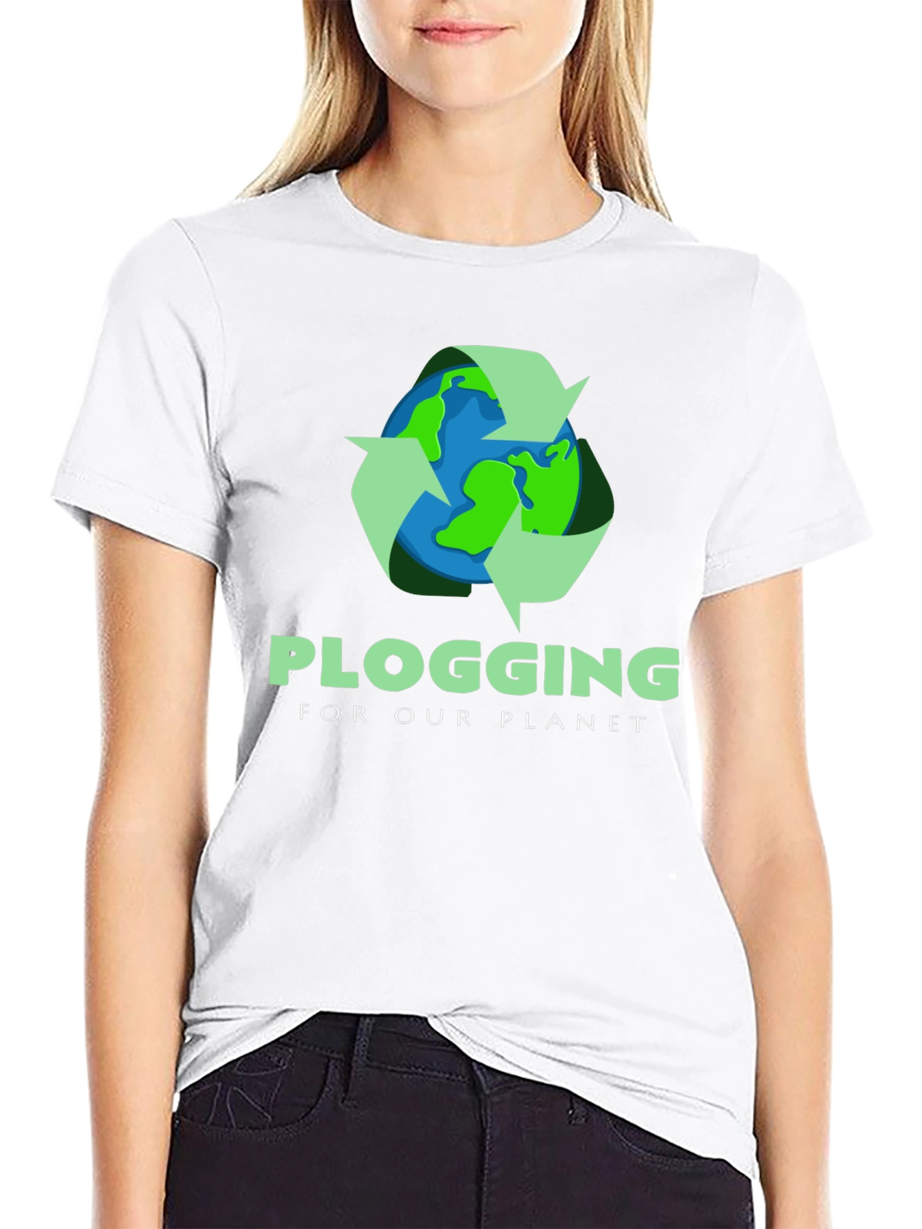 Eco-Friendly Plogging T-Shirt: Clean Our Planet!