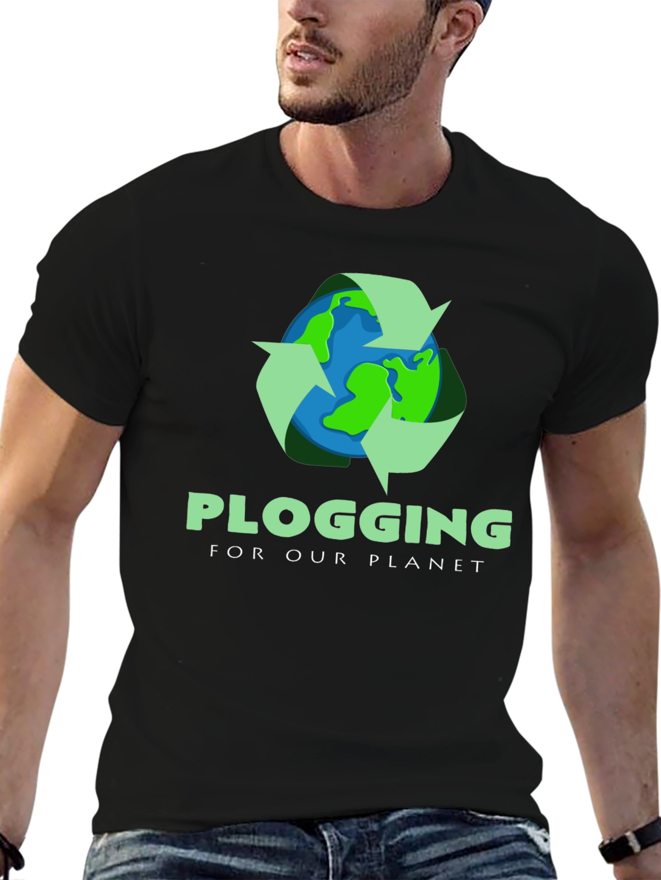 Eco-Friendly Plogging T-Shirt: Clean Our Planet!