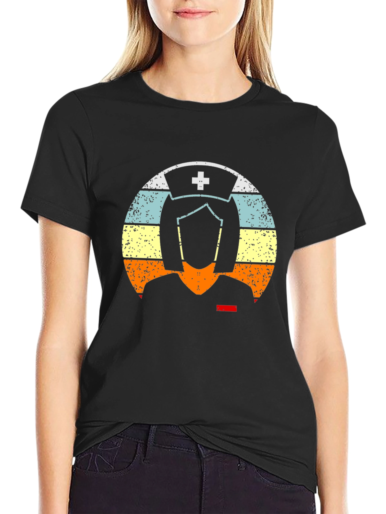 Retro Nurse T-Shirt - Healthcare Hero Tee