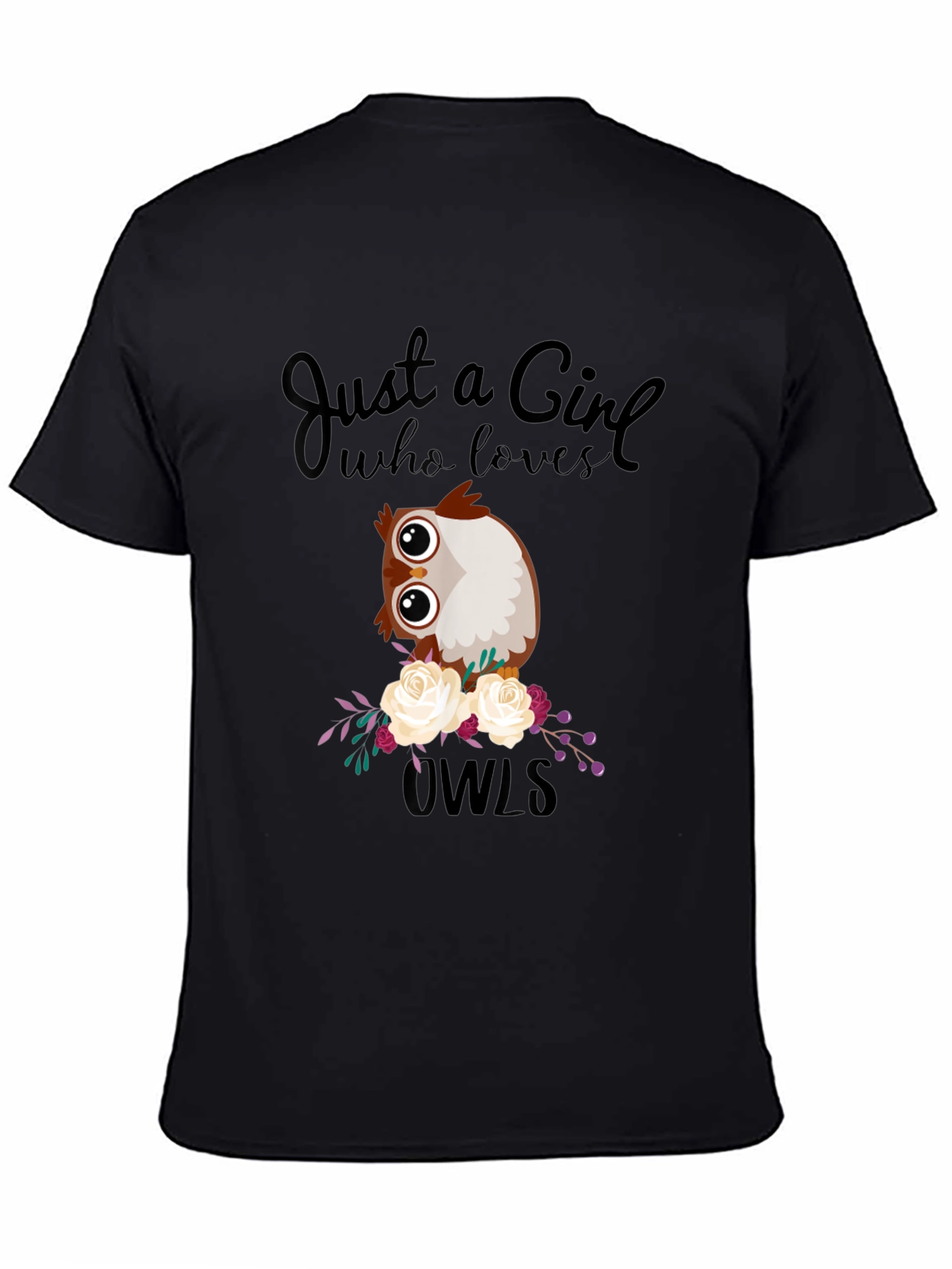Just a Girl Who Loves Owls T-Shirt
