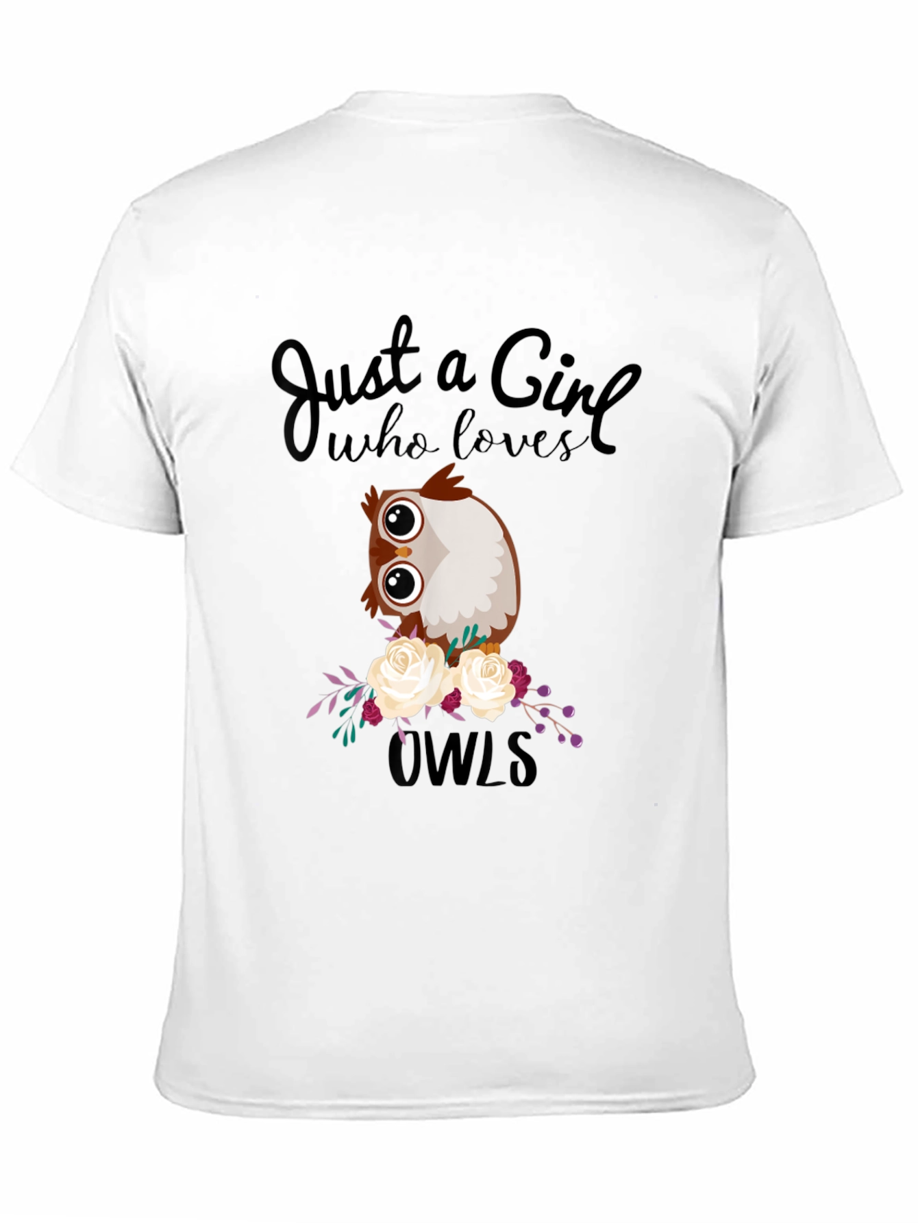 Just a Girl Who Loves Owls T-Shirt
