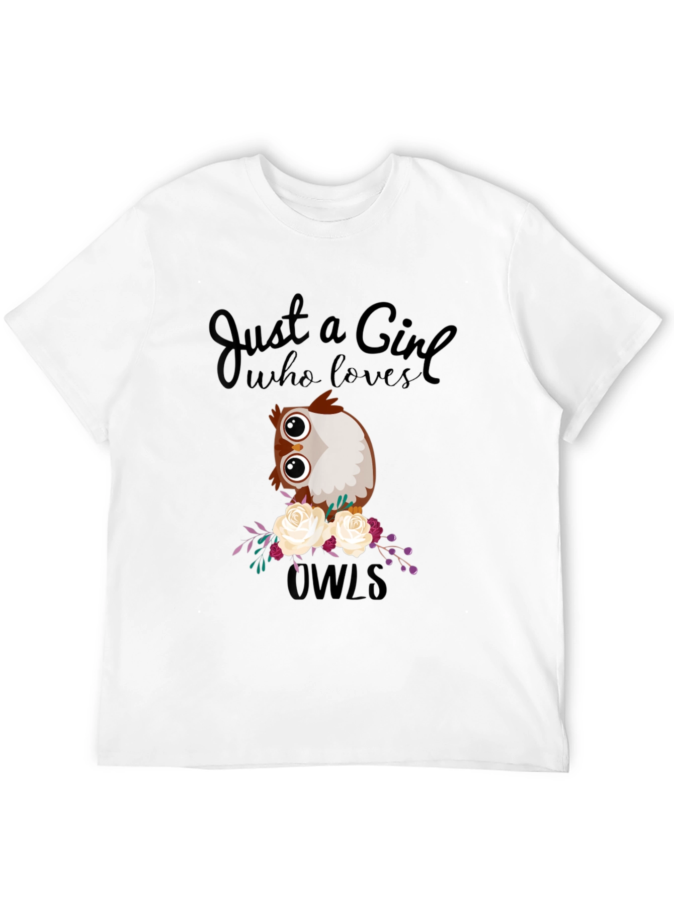 Just a Girl Who Loves Owls T-Shirt