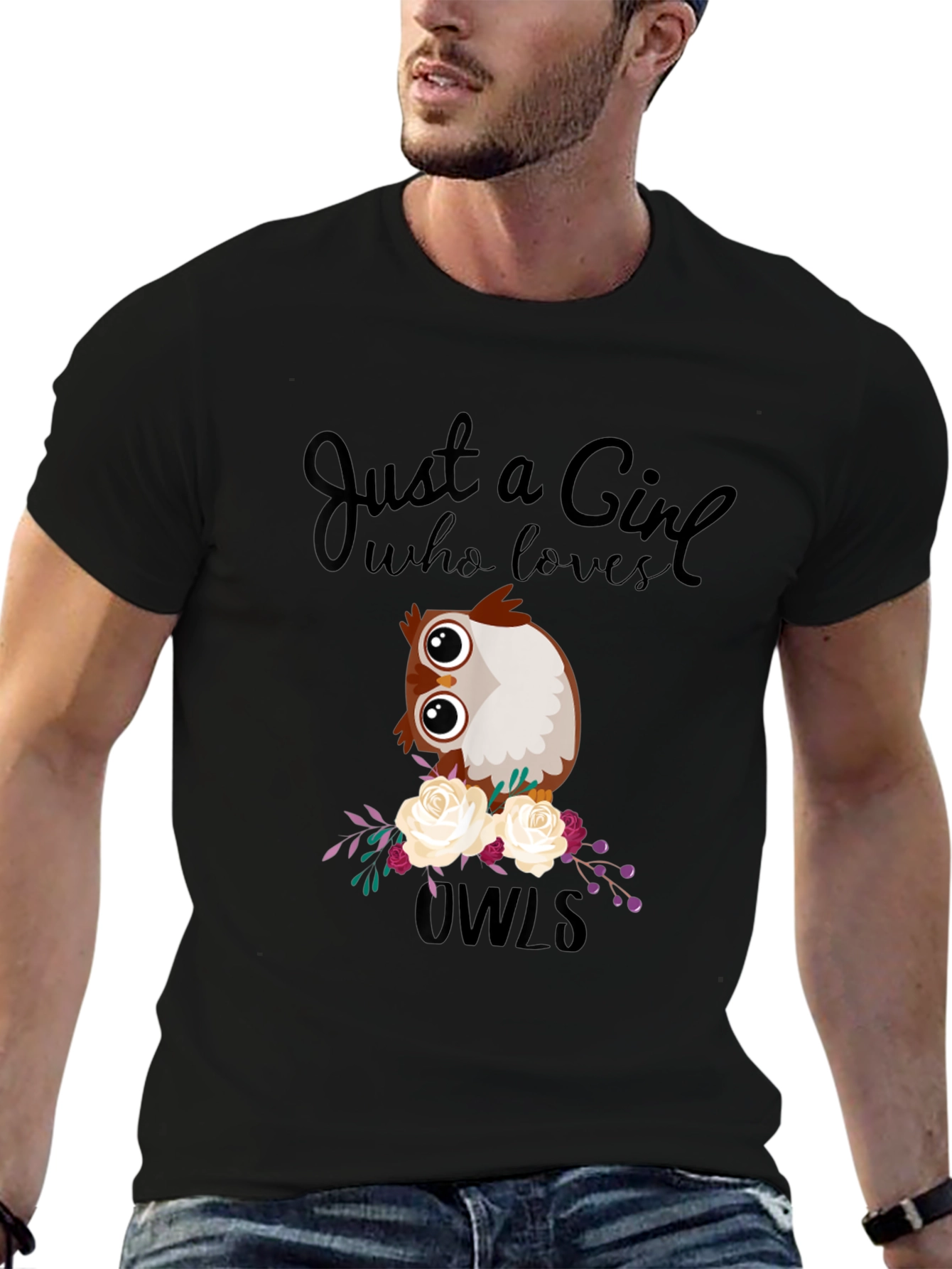 Just a Girl Who Loves Owls T-Shirt