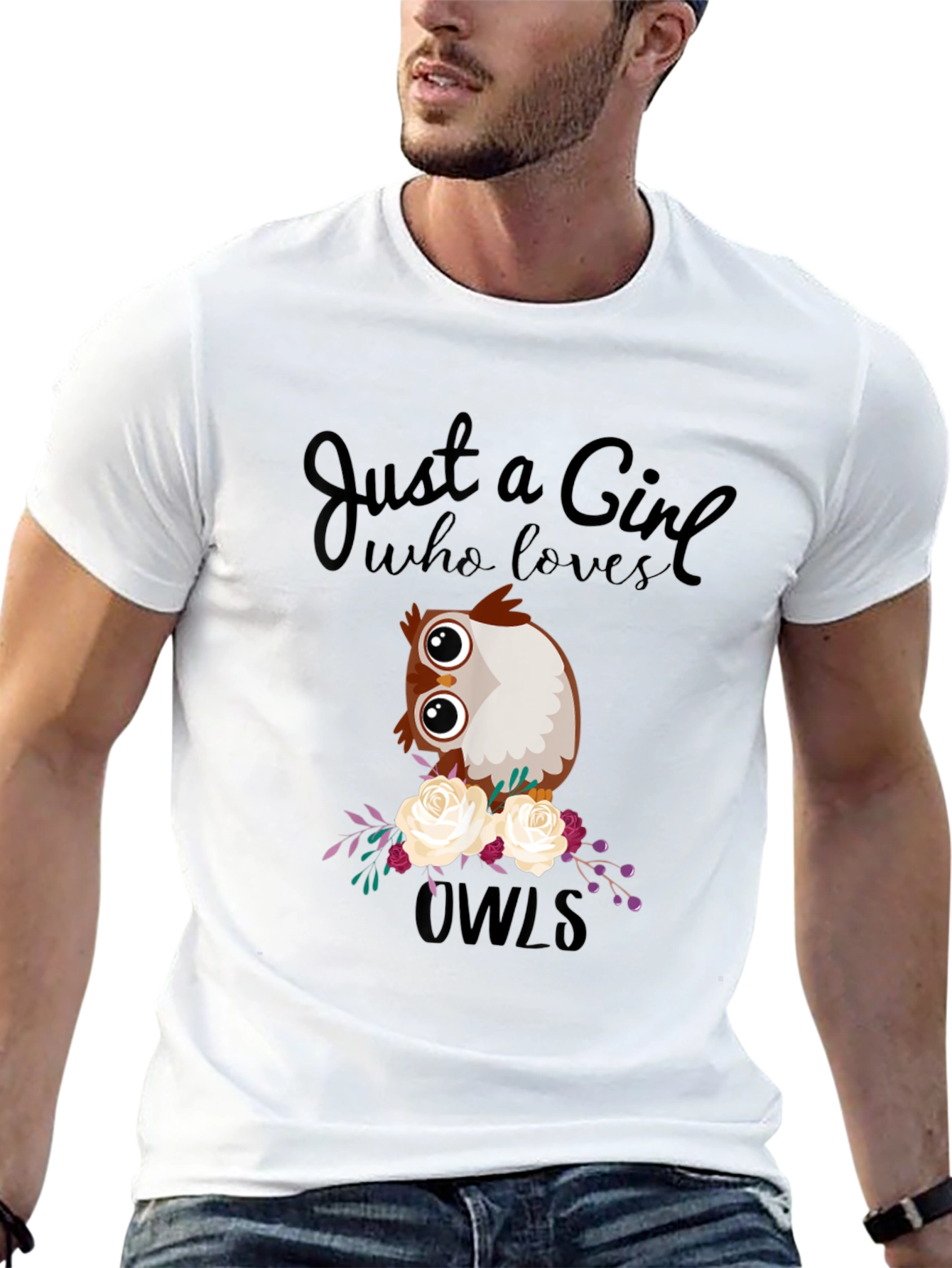 Just a Girl Who Loves Owls T-Shirt