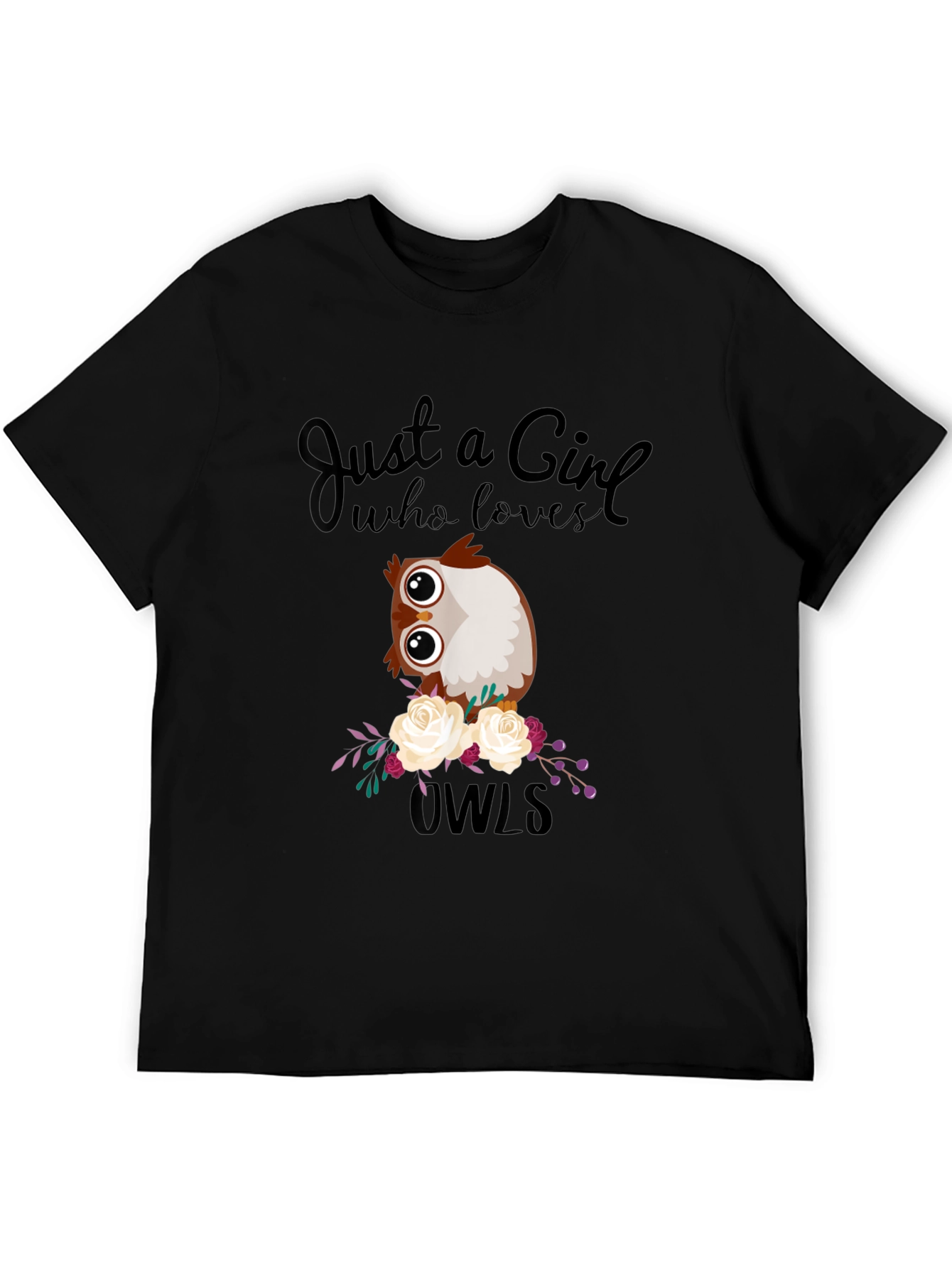 Just a Girl Who Loves Owls T-Shirt