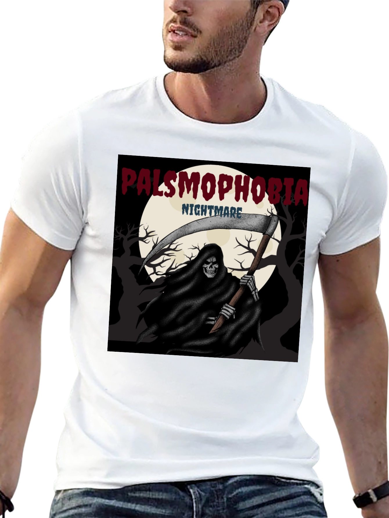 Palsmophobia Nightmare Grim Reaper T-Shirt