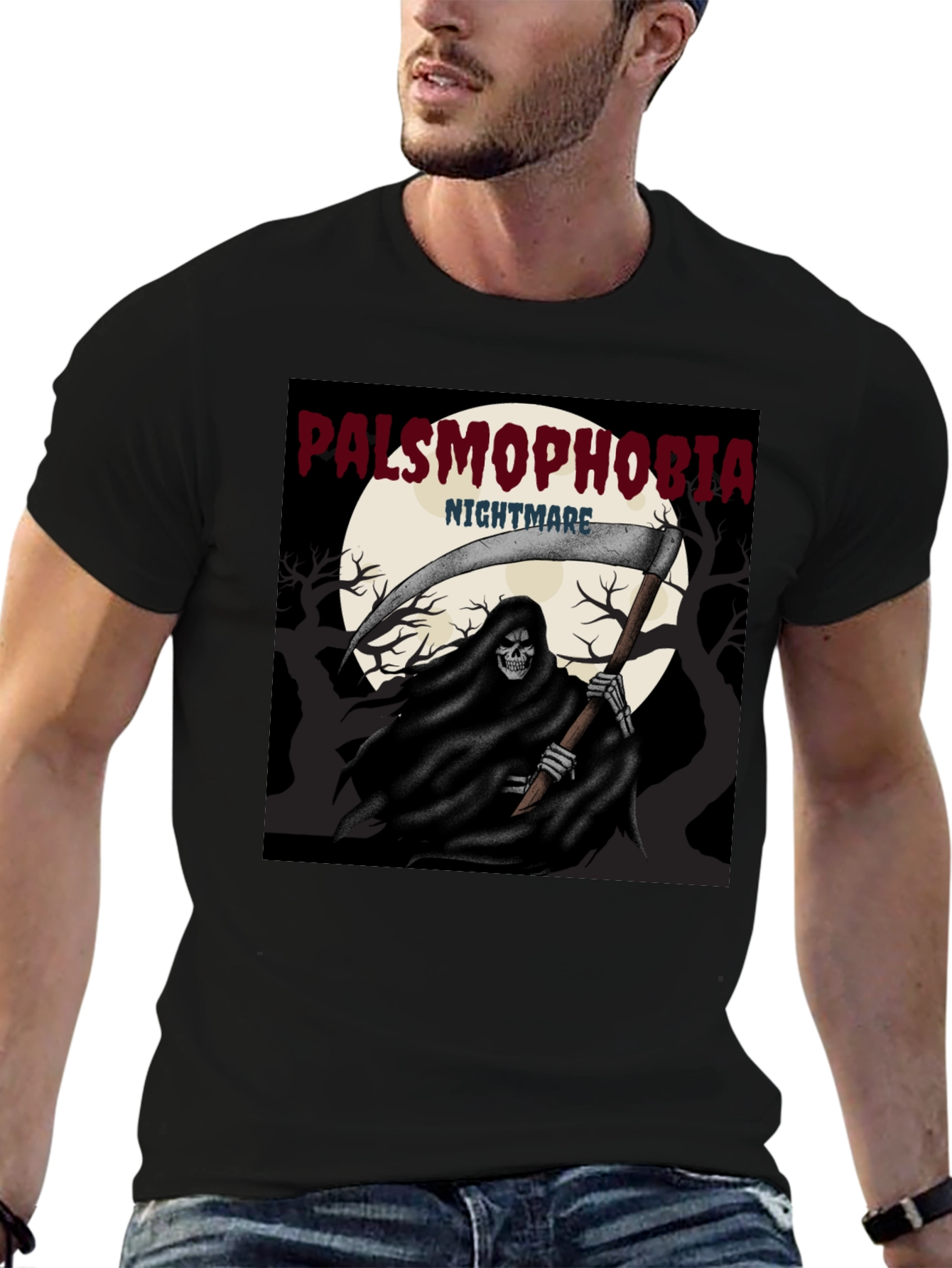 Palsmophobia Nightmare Grim Reaper T-Shirt