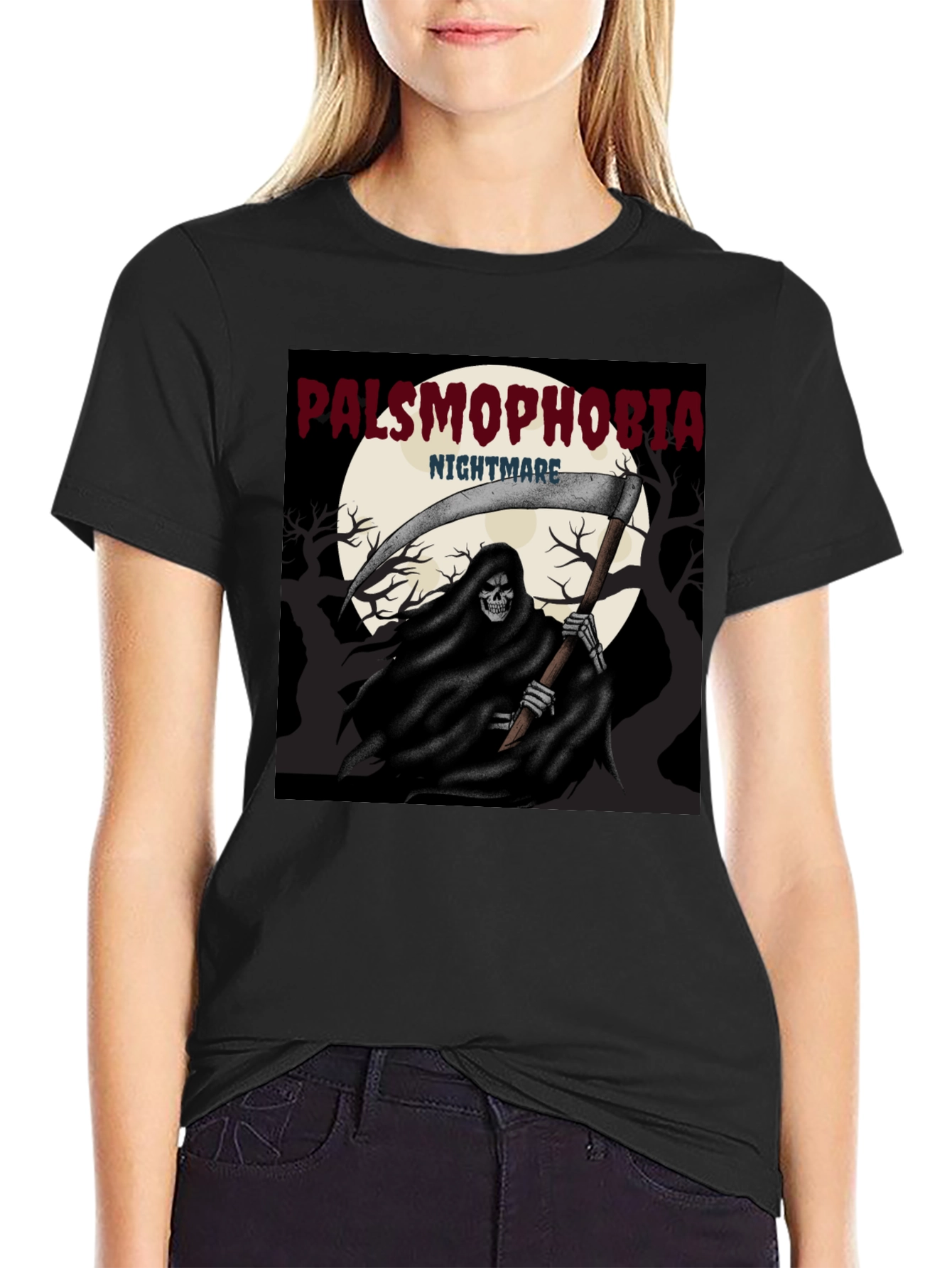 Palsmophobia Nightmare Grim Reaper T-Shirt