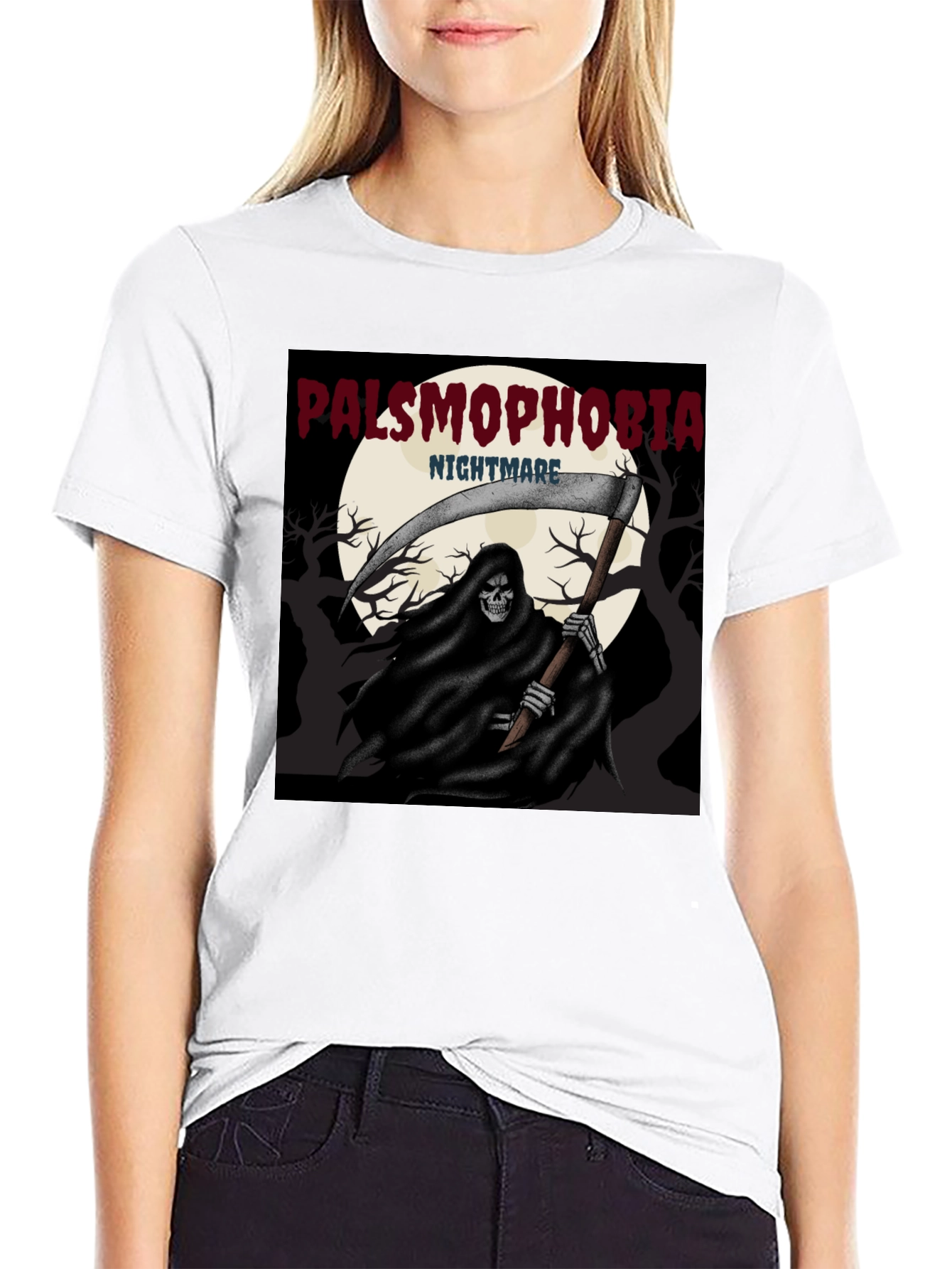 Palsmophobia Nightmare Grim Reaper T-Shirt