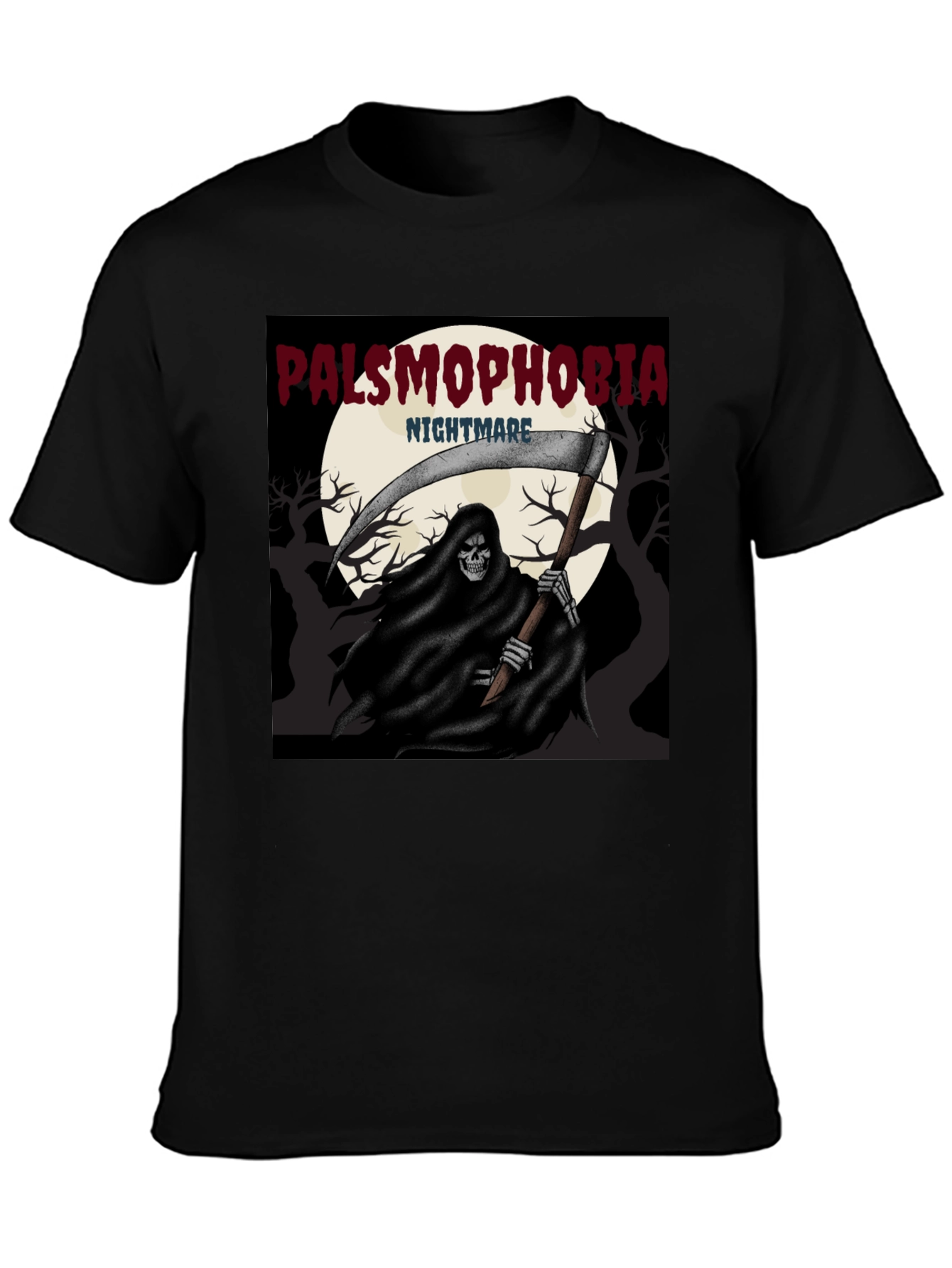 Palsmophobia Nightmare Grim Reaper T-Shirt