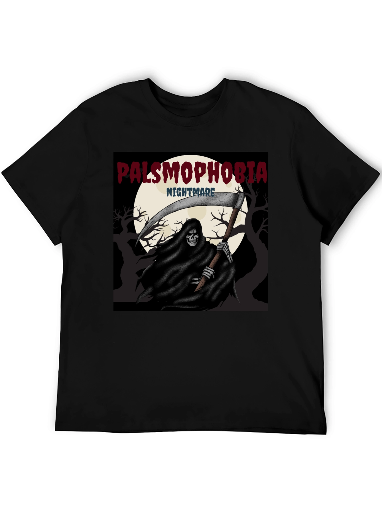 Palsmophobia Nightmare Grim Reaper T-Shirt