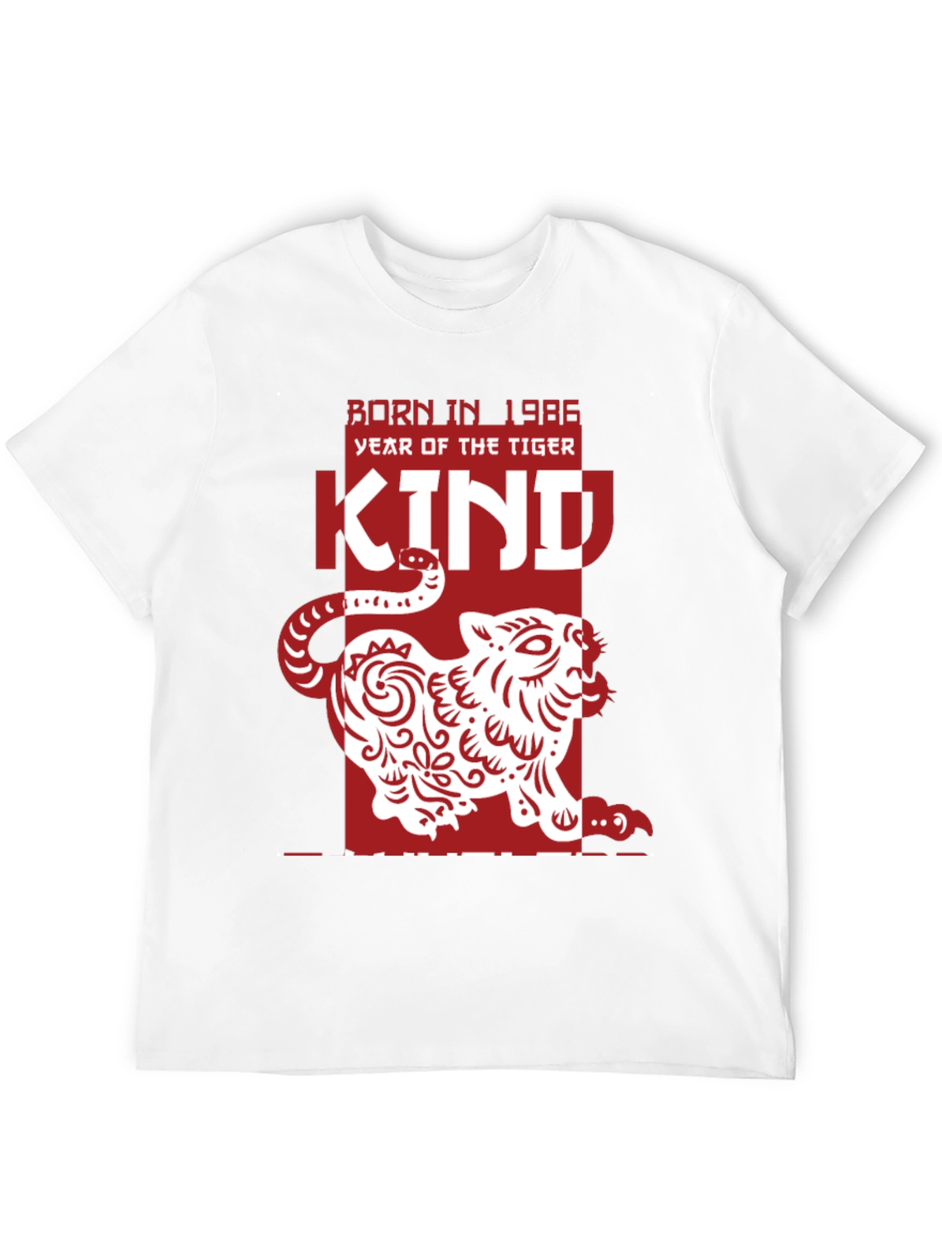Year of the Tiger 1986 Kind Graphic Tee