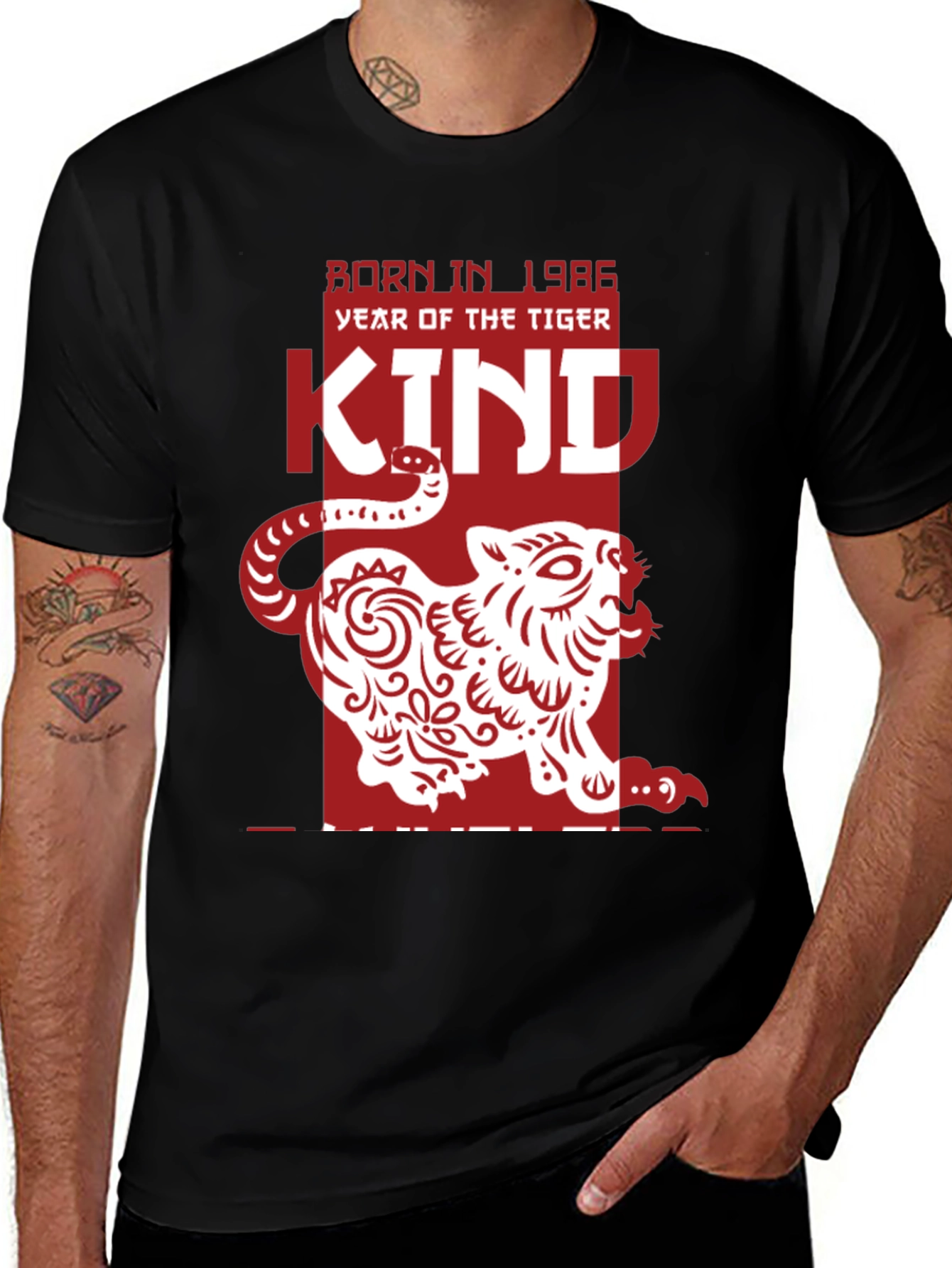 Year of the Tiger 1986 Kind Graphic Tee
