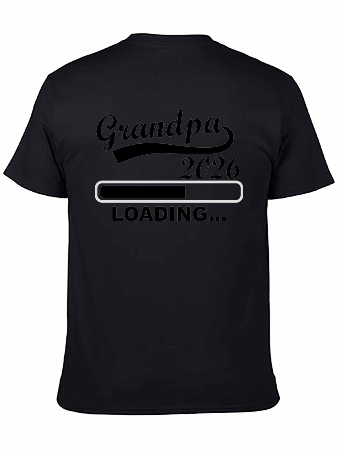 Grandpa 2026 Loading T-Shirt - New Grandfather Gift