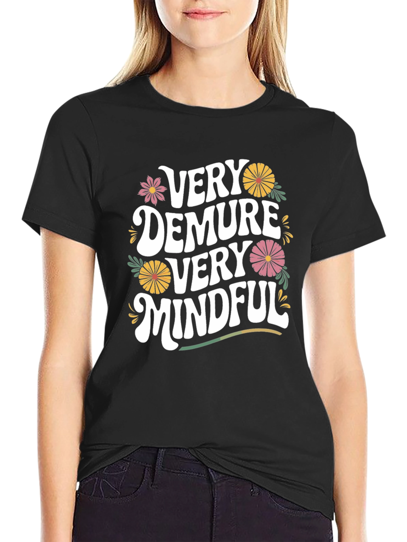 Very Demure Very Mindful Graphic Tee