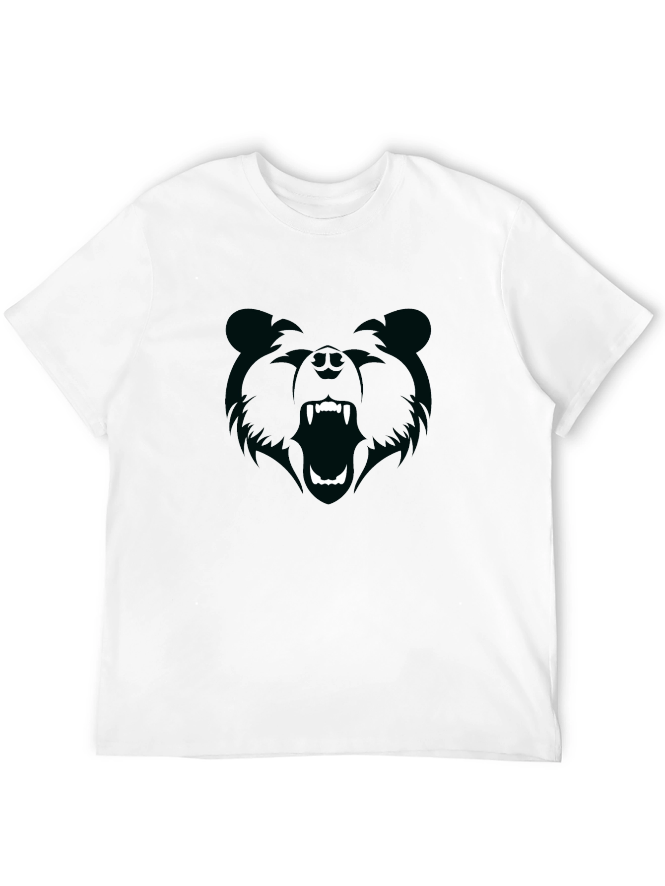 Black Bear Graphic Tee - Mens Crew Neck