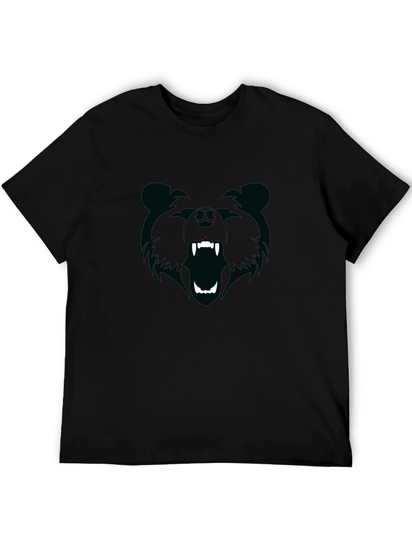 Black Bear Graphic Tee - Mens Crew Neck