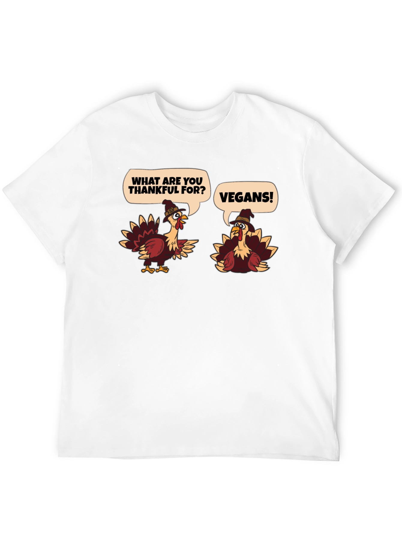 Vegan Thanksgiving Turkey T-Shirt