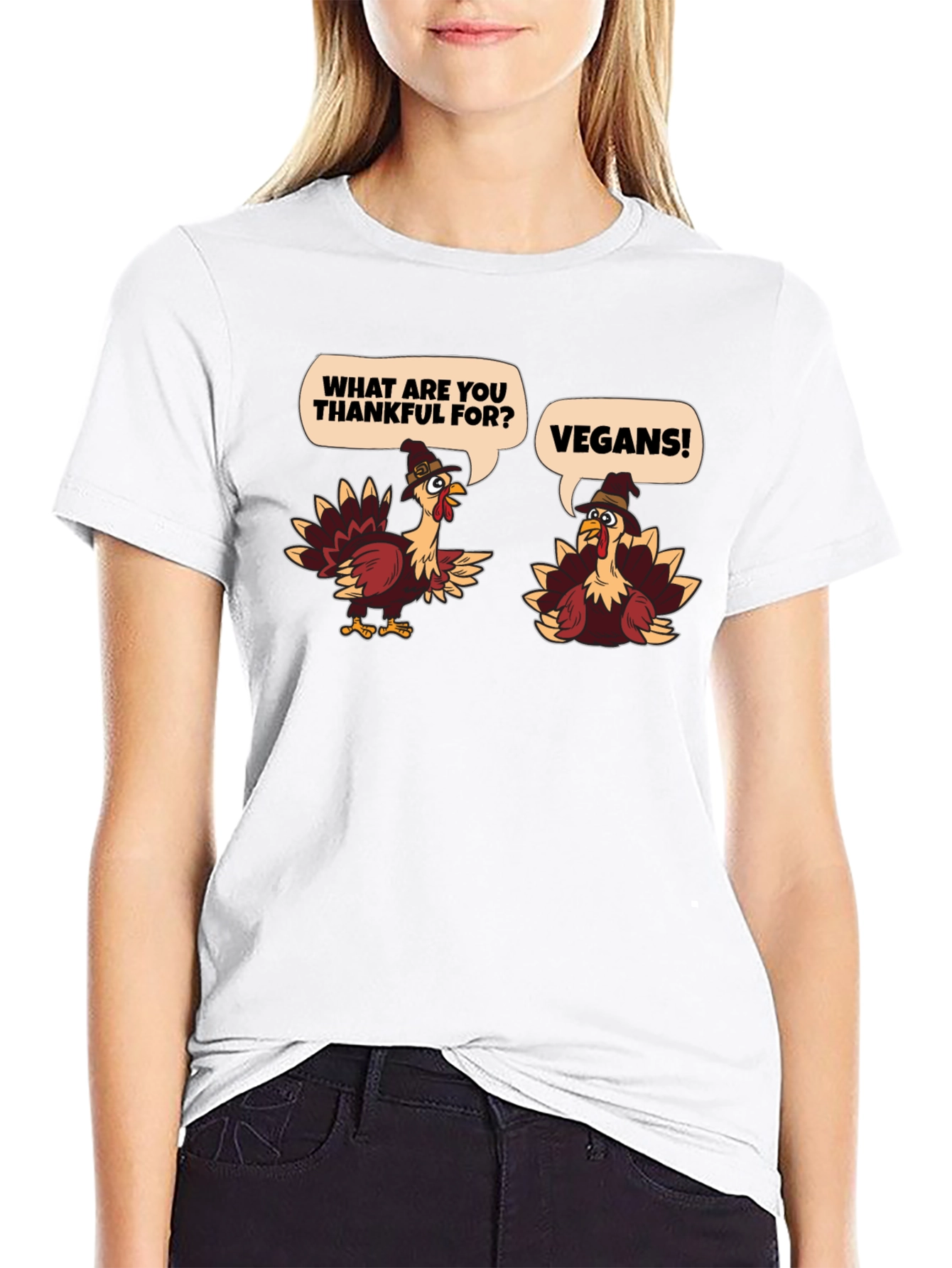 Vegan Thanksgiving Turkey T-Shirt