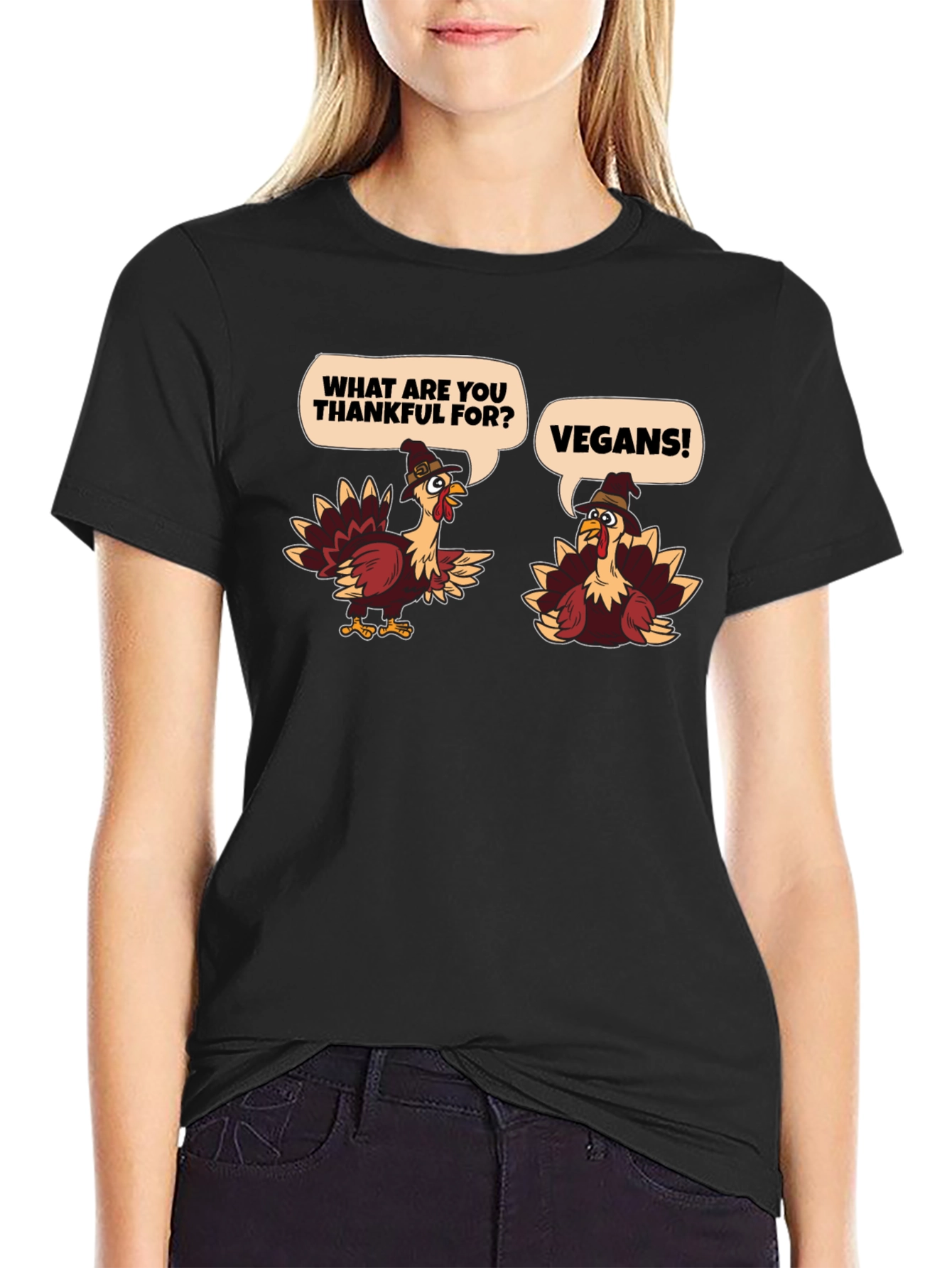 Vegan Thanksgiving Turkey T-Shirt