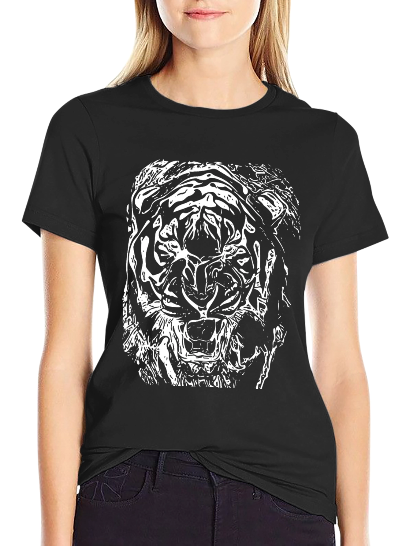 Black Tiger Graphic Tee