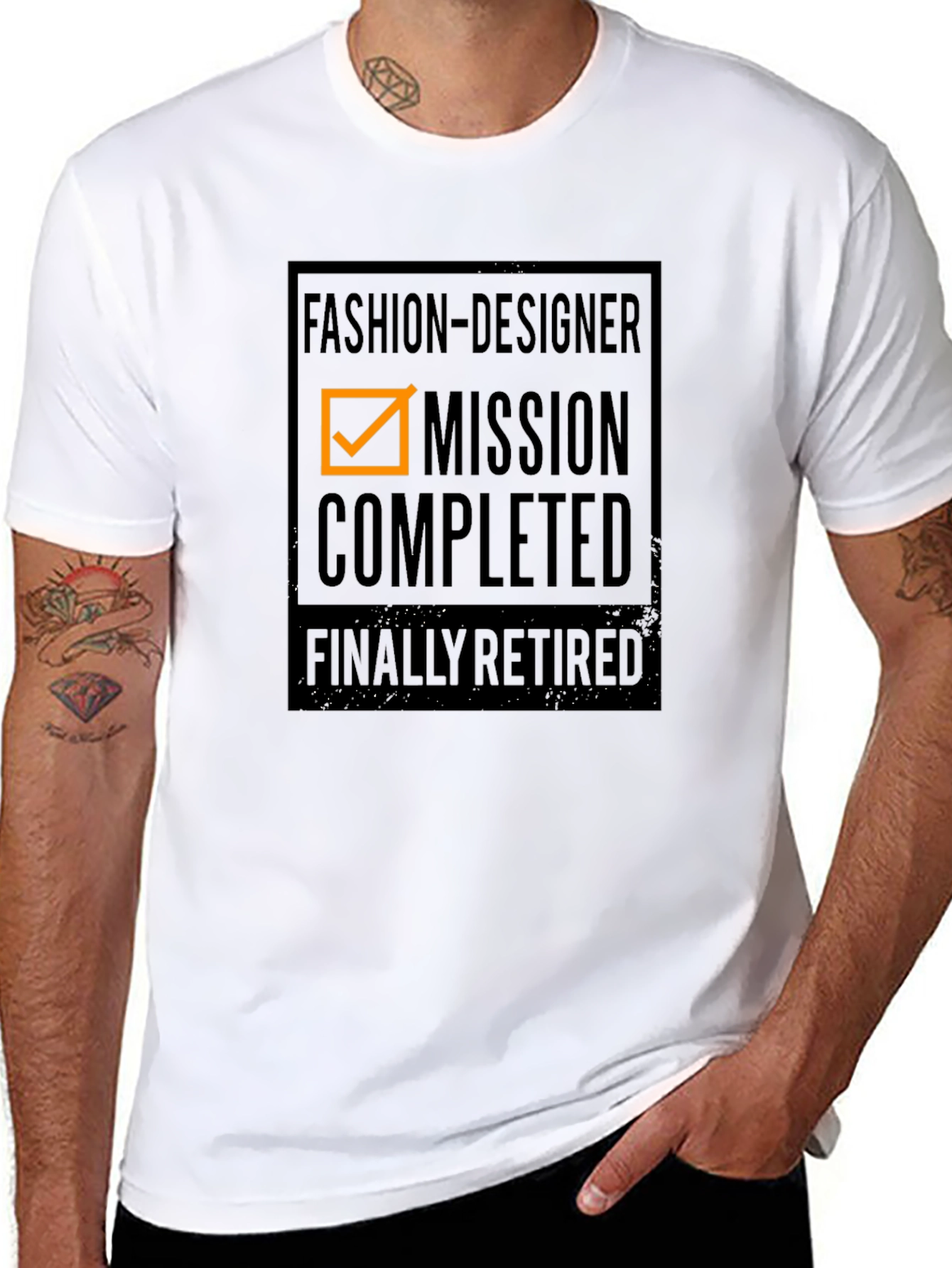 Fashion Designer Retirement T-Shirt - Mission Completed