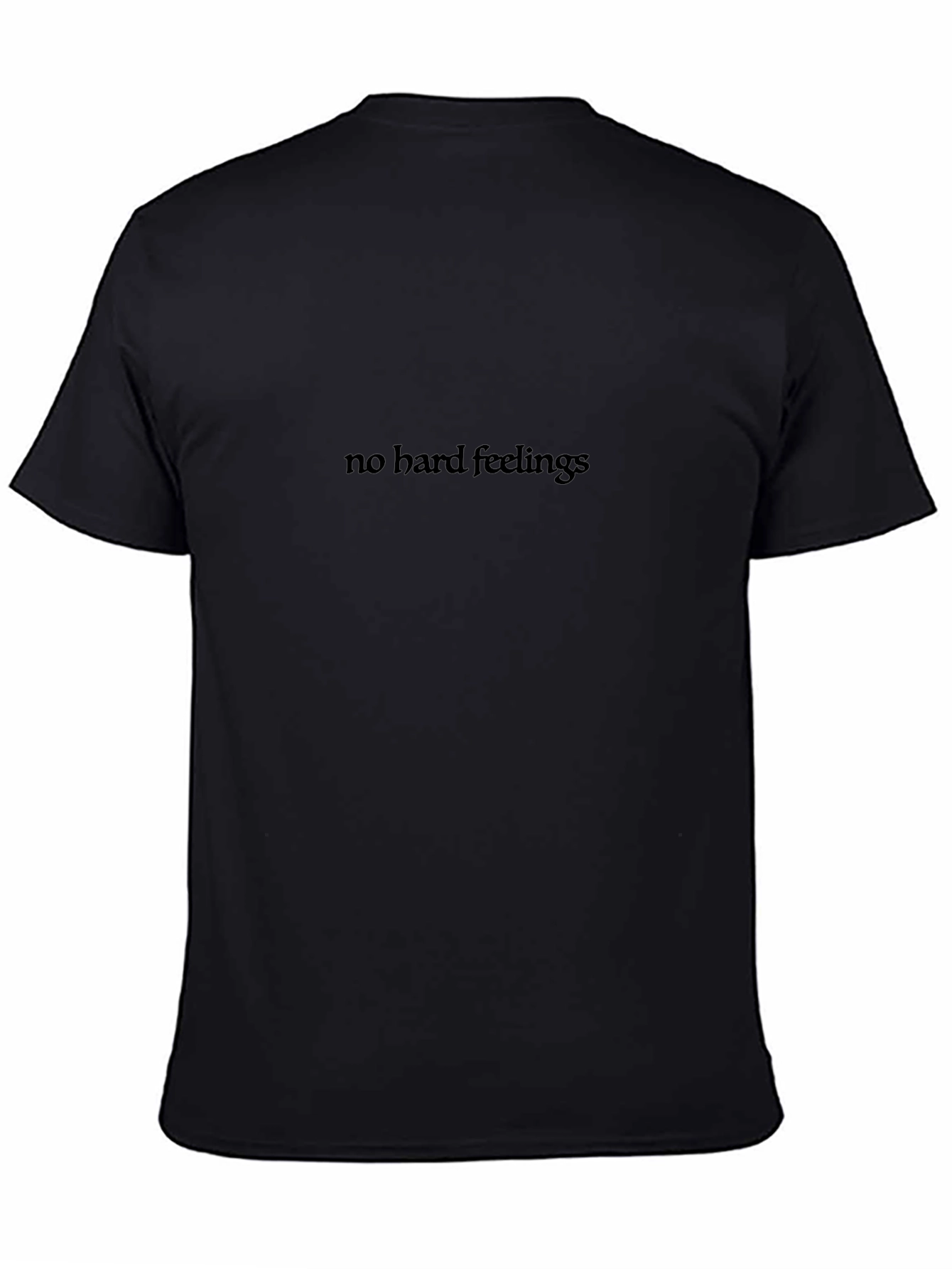 No Hard Feelings Black Graphic Tee