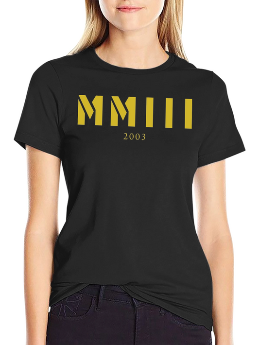 MMIII 2003 Graphic Tee - Stylish Year Design T-Shirt