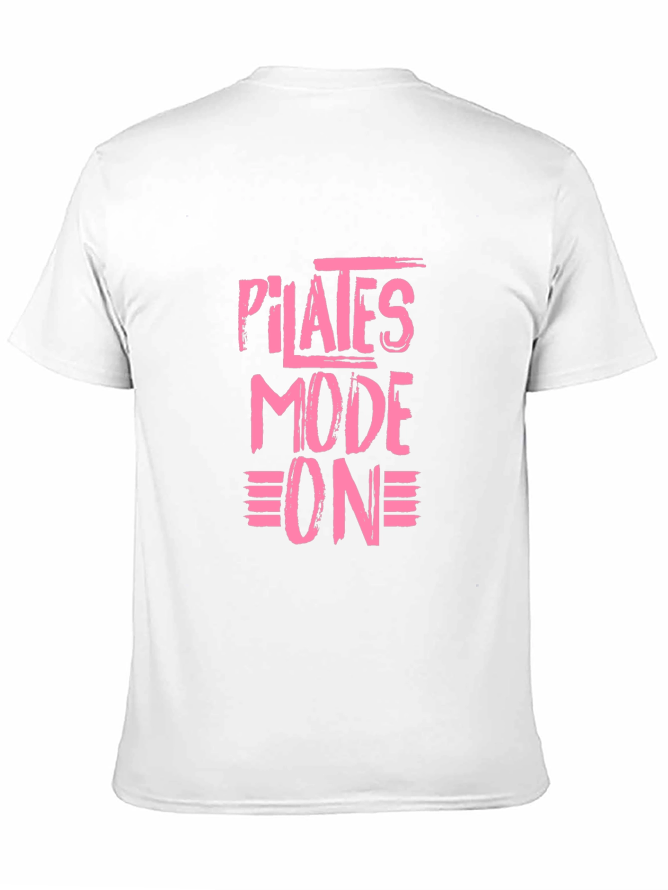 Pilates Mode On Black T-Shirt