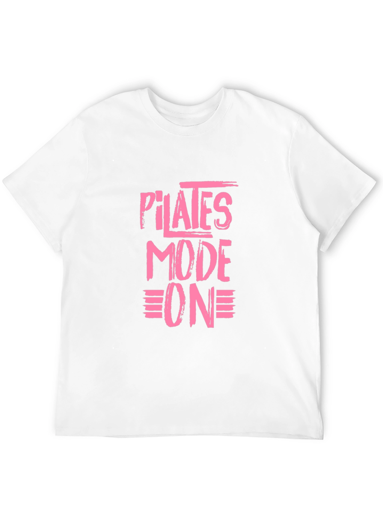 Pilates Mode On Black T-Shirt