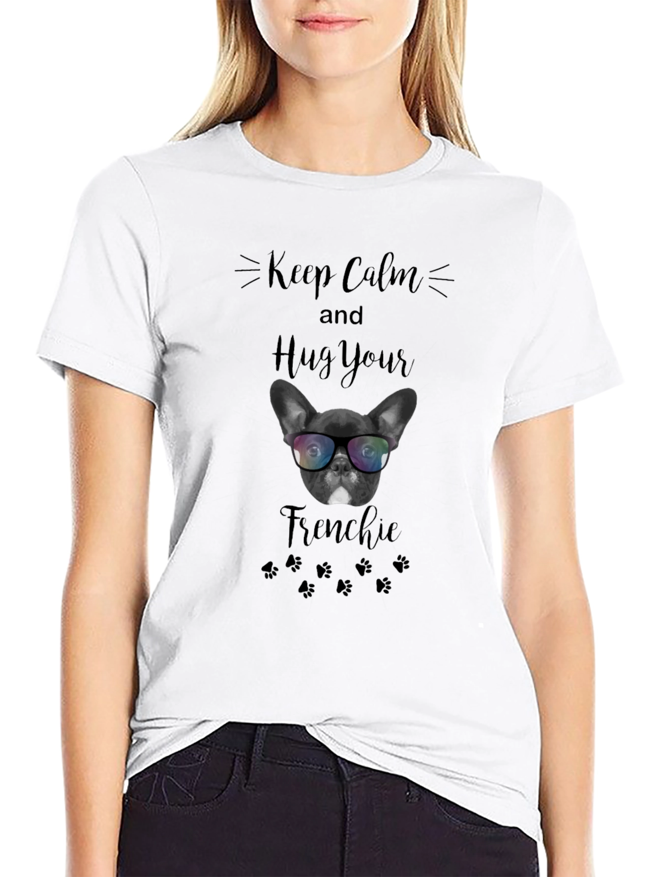 Keep Calm and Hug Your Frenchie T-Shirt