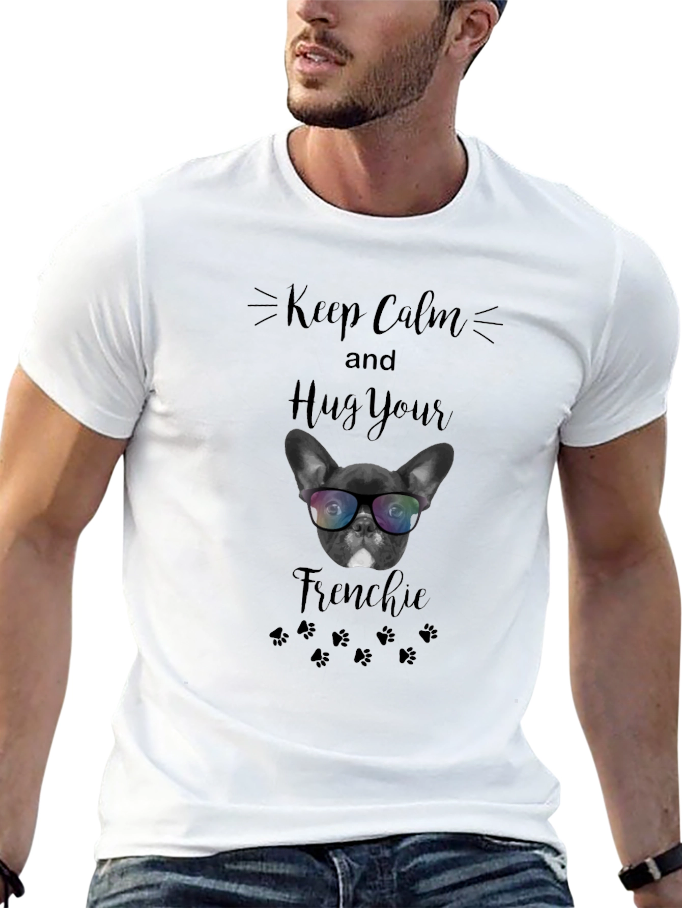 Keep Calm and Hug Your Frenchie T-Shirt