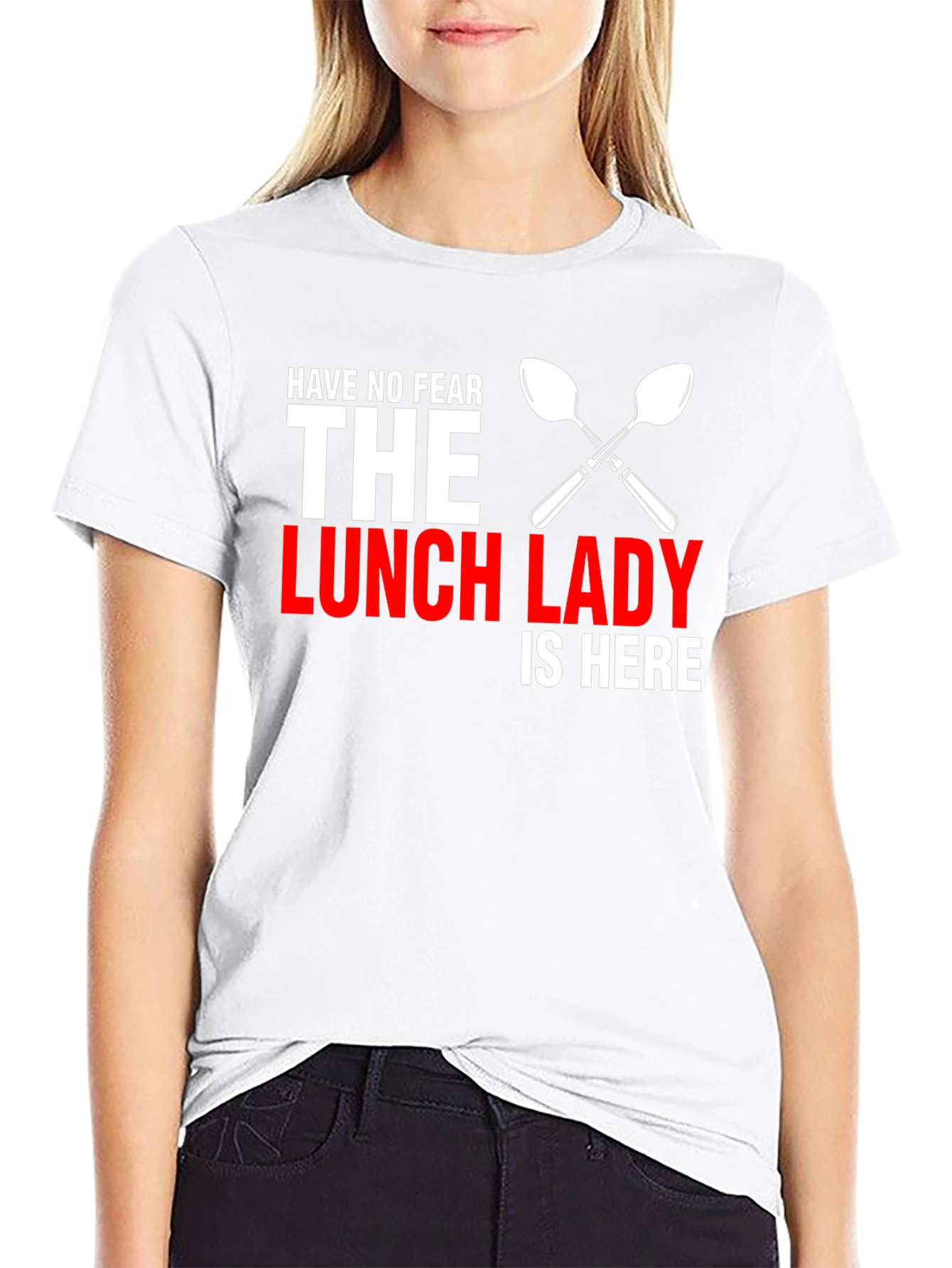 Lunch Lady Hero T-Shirt -  Black