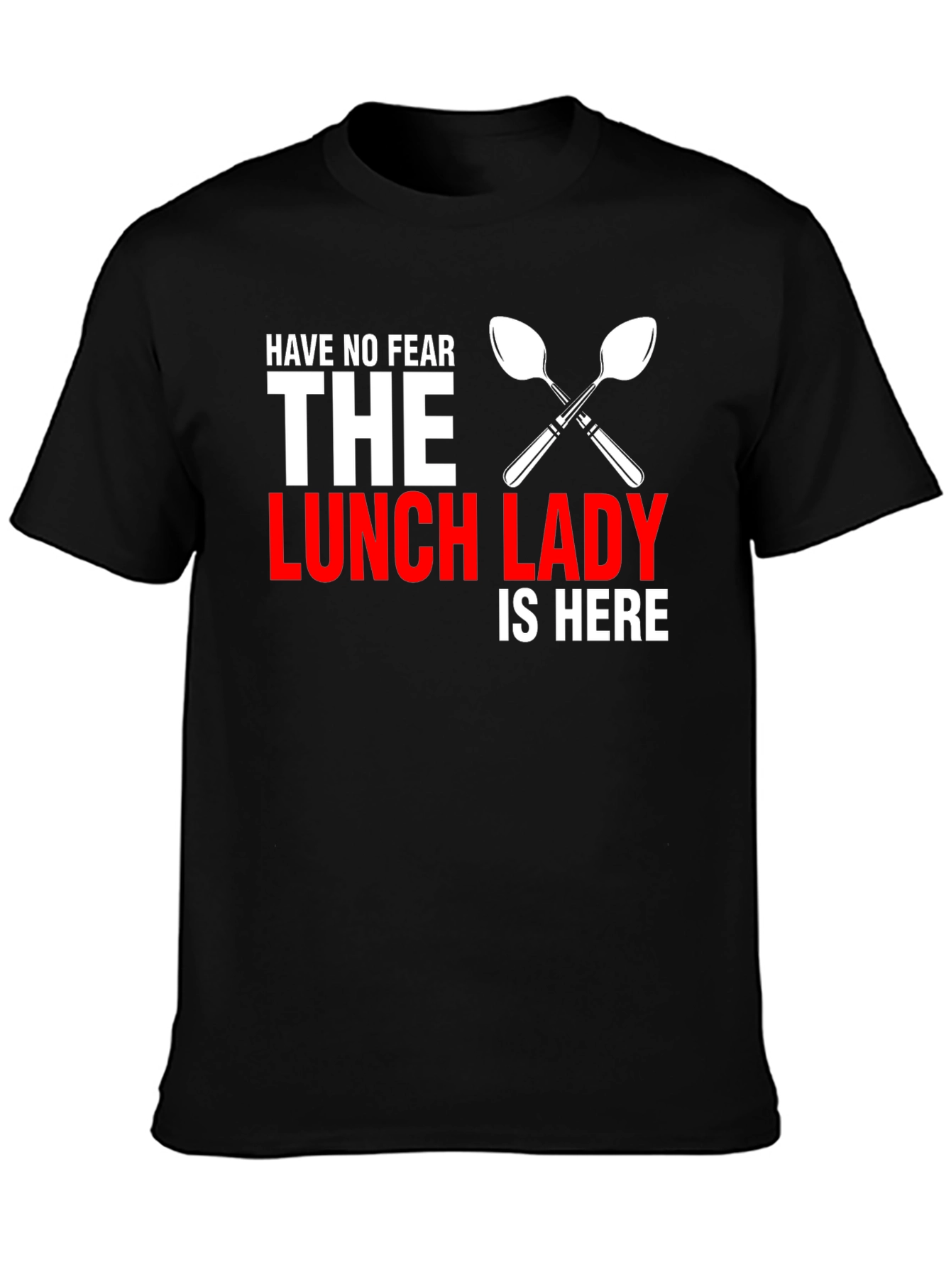Lunch Lady Hero T-Shirt -  Black