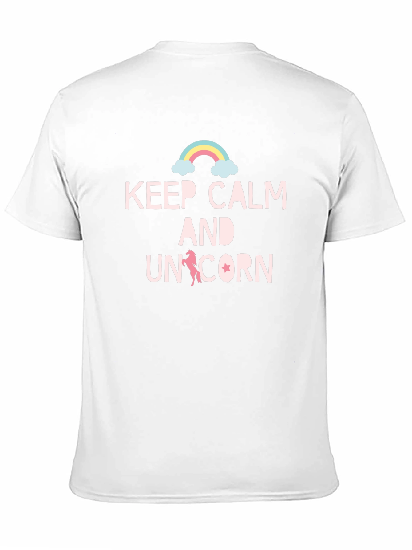 Keep Calm & Unicorn Black T-Shirt