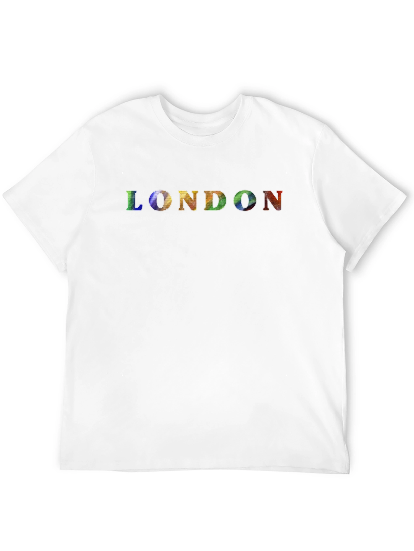 Rainbow LONDON Graphic Tee - Mens Black T-Shirt