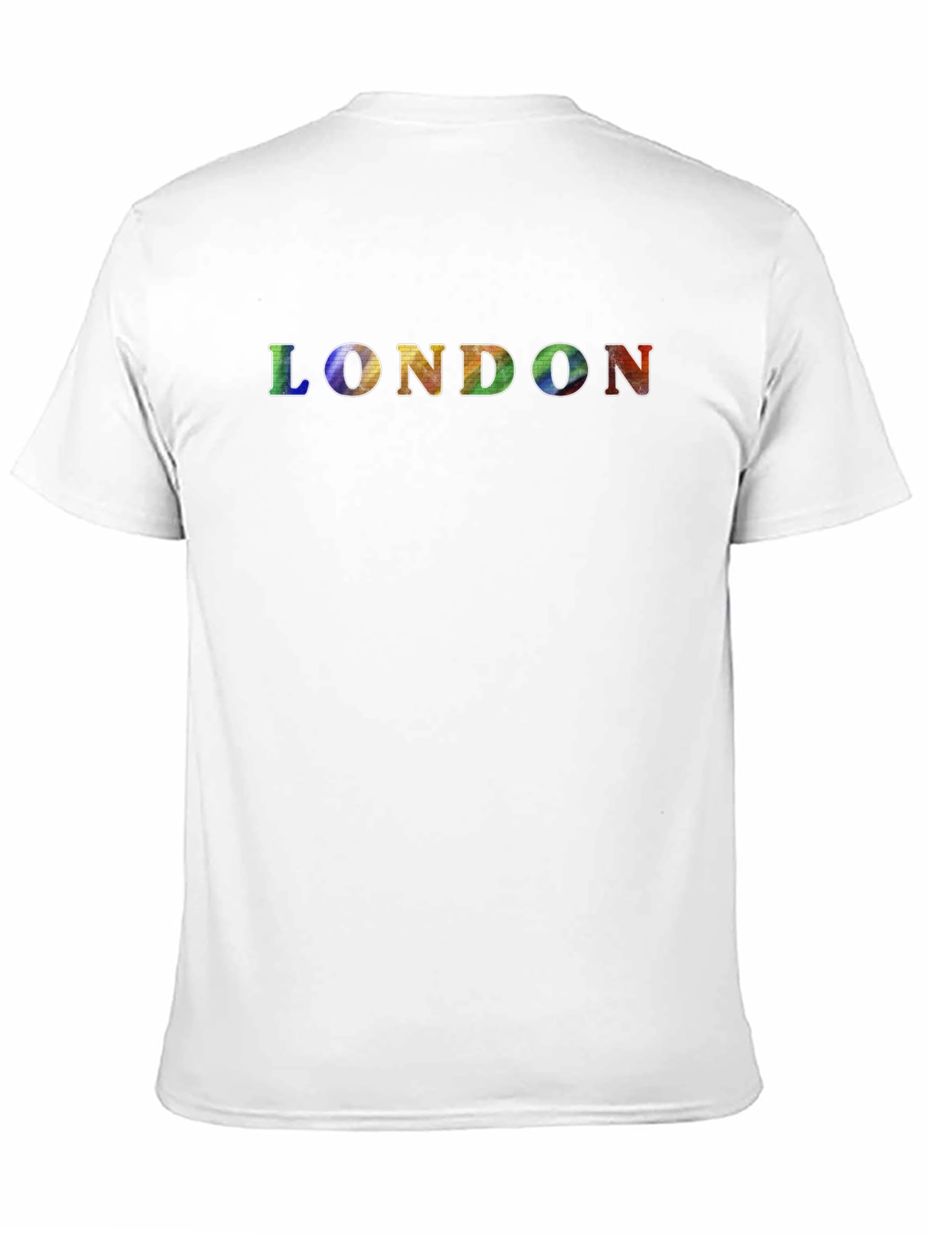 Rainbow LONDON Graphic Tee - Mens Black T-Shirt