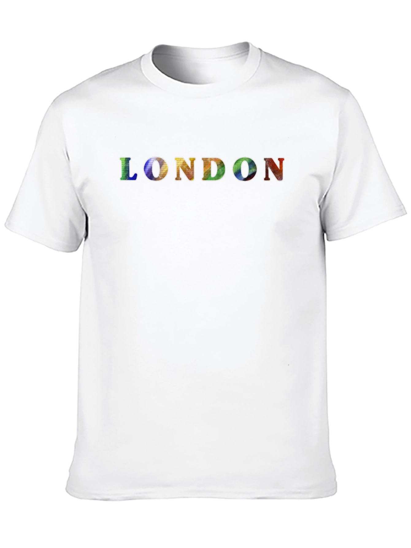 Rainbow LONDON Graphic Tee - Mens Black T-Shirt