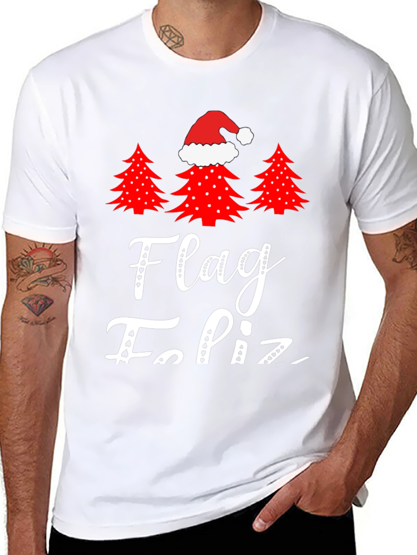 Fiesta Feliz Christmas Tree Tee