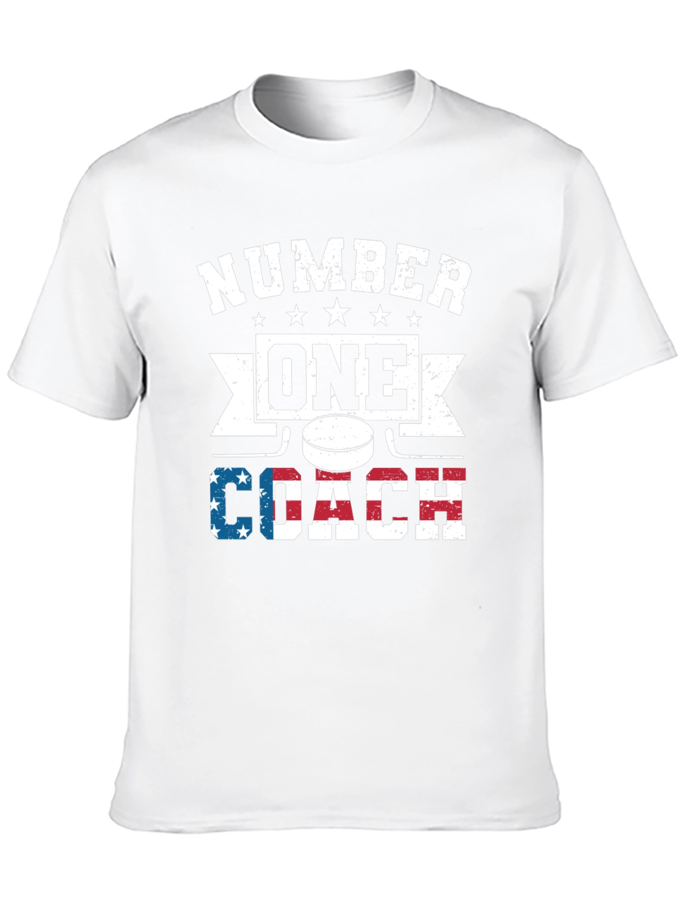 Number One Hockey Coach Graphic T-Shirt