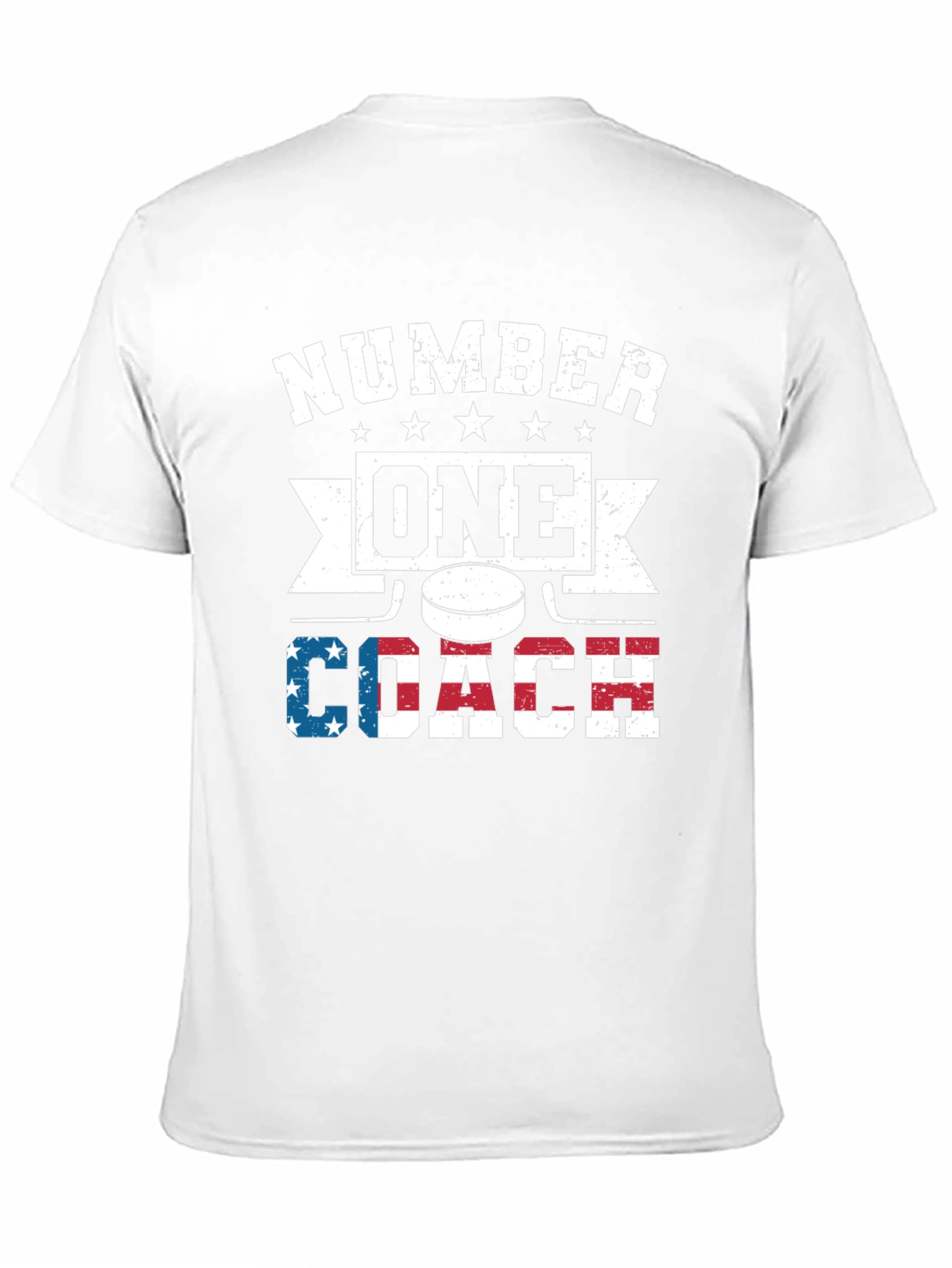 Number One Hockey Coach Graphic T-Shirt